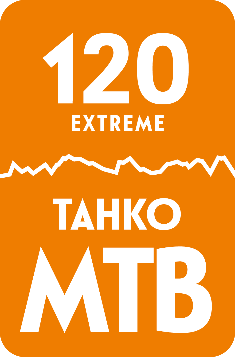 Oranssi taustakuva, jossa numero 120 ja teksti EXTREME.