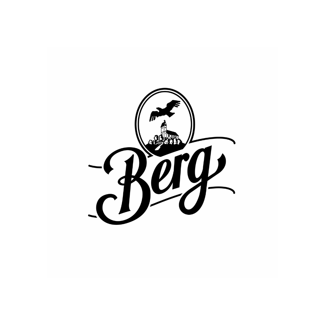 Berg Logo schwarz-weiß
