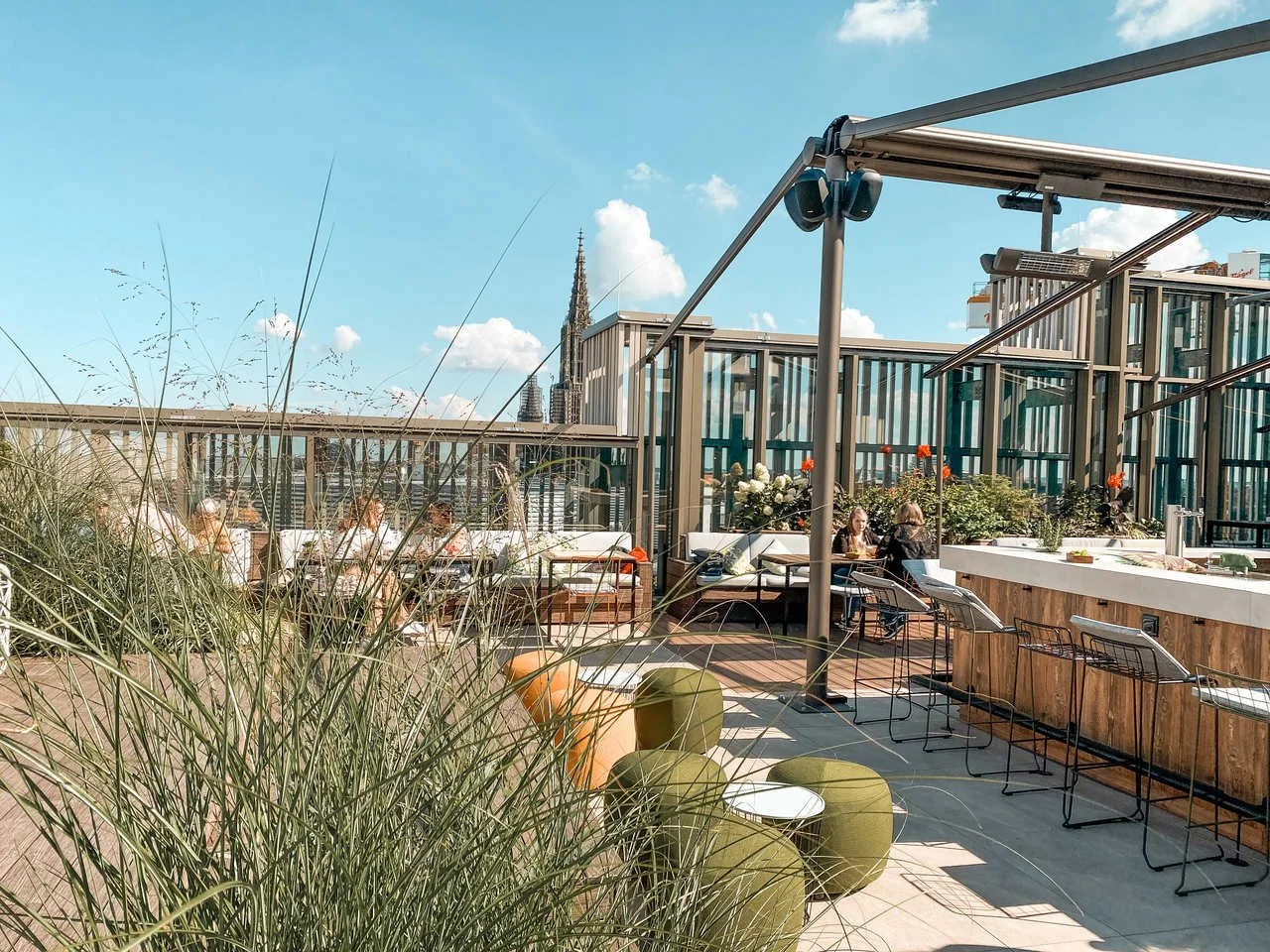 Dachterrasse me and all Hotel Ulm