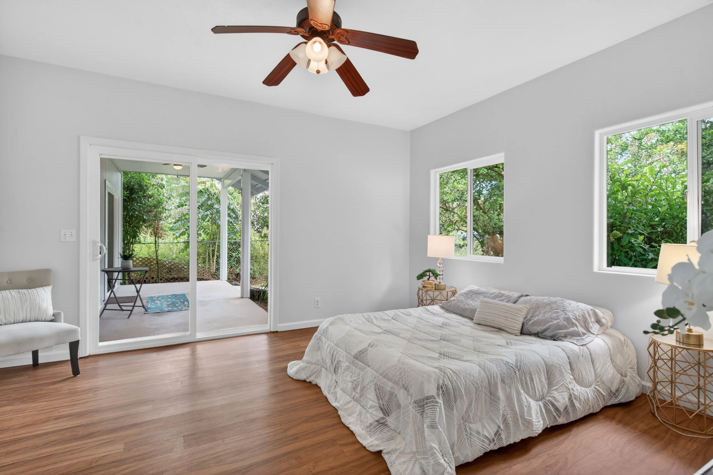 Bedroom real estate photography Pahoa Hawaii