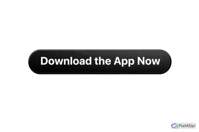 Button with rounded edges and black background that says 'Download the App Now' in white text.