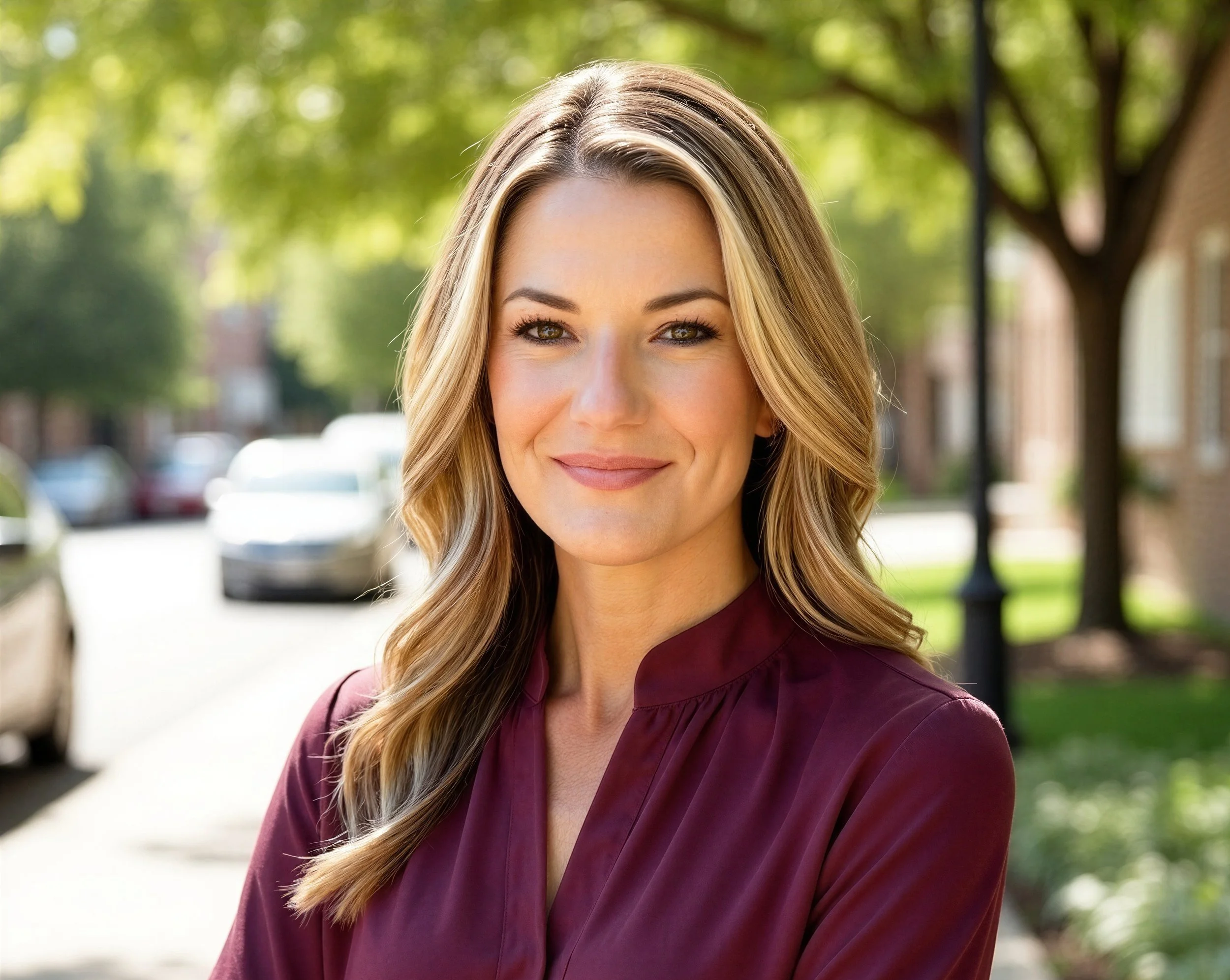 Tonya Brock, founder of T Brock Dental Operations, smiling outdoors.