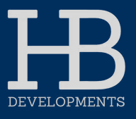HB Developments logo with a large 'H' and 'B' and the word 'DEVELOPMENTS' underneath.
