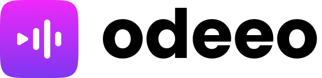 A purple music player or karaoke interface with play, pause, and skip icons.