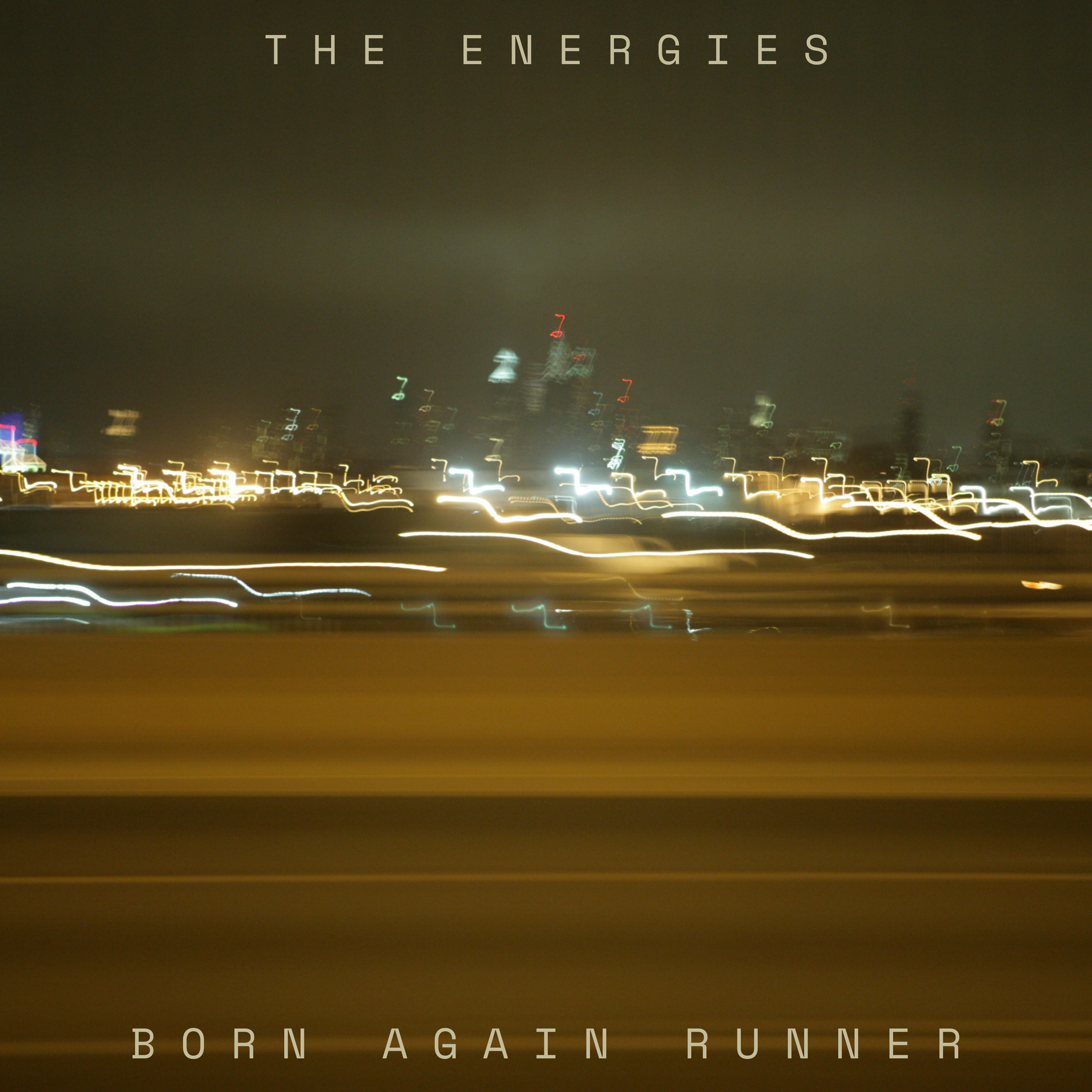 Front cover art for 'BORN AGAIN RUNNER', a single by The Energies