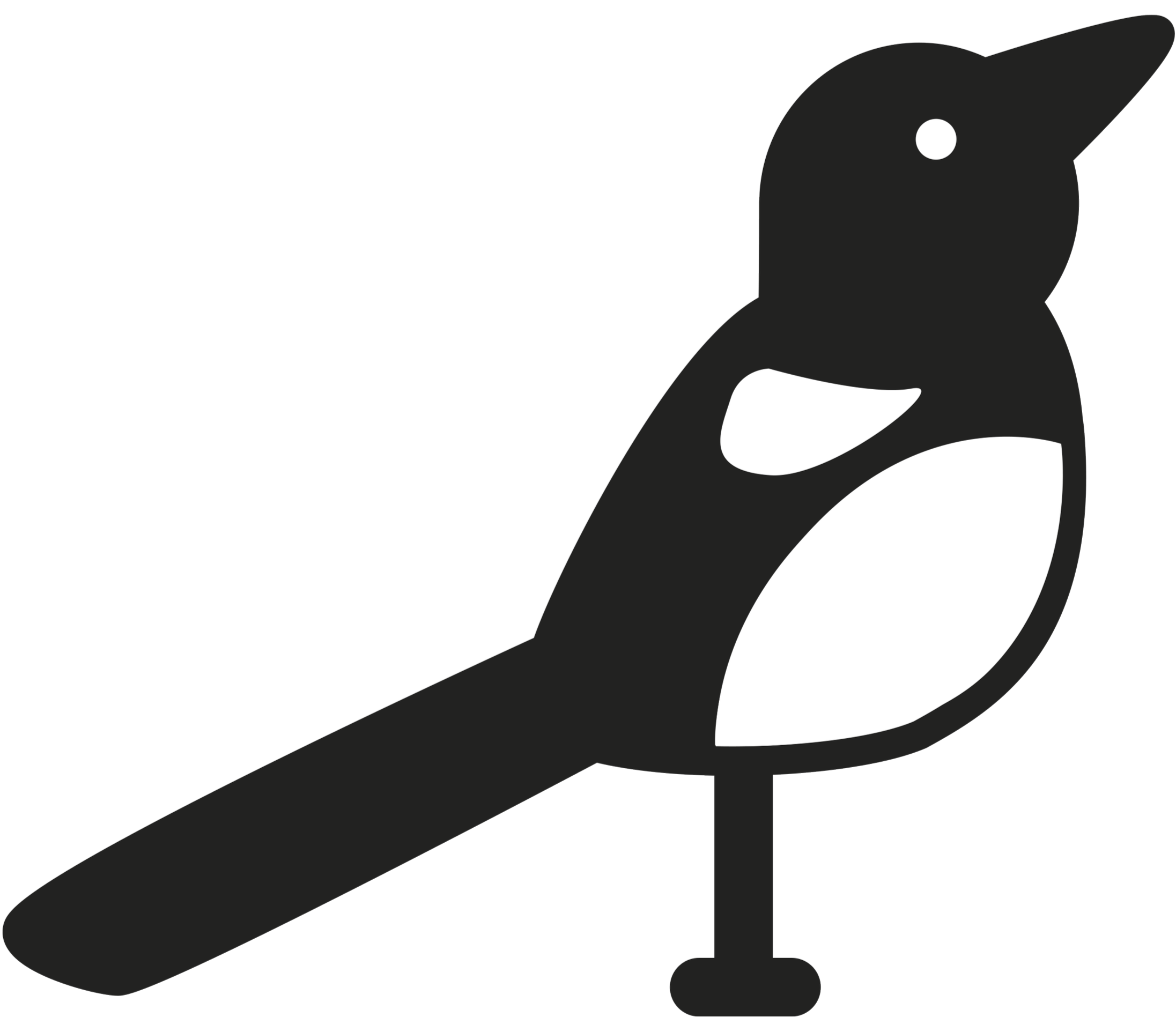 Magpie logo, from A Mischief of Magpies - Studio branding