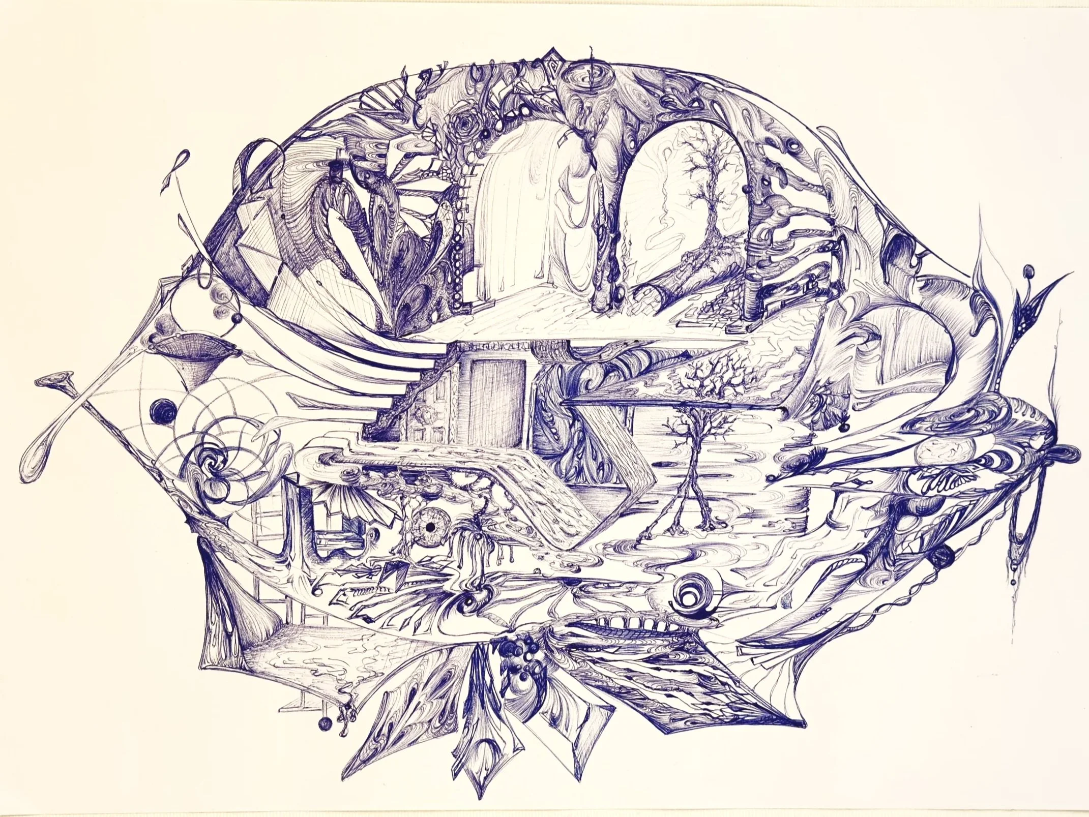 glimpse of the universe


Kugelschreiber auf Papier
Original 42 x 30 cm