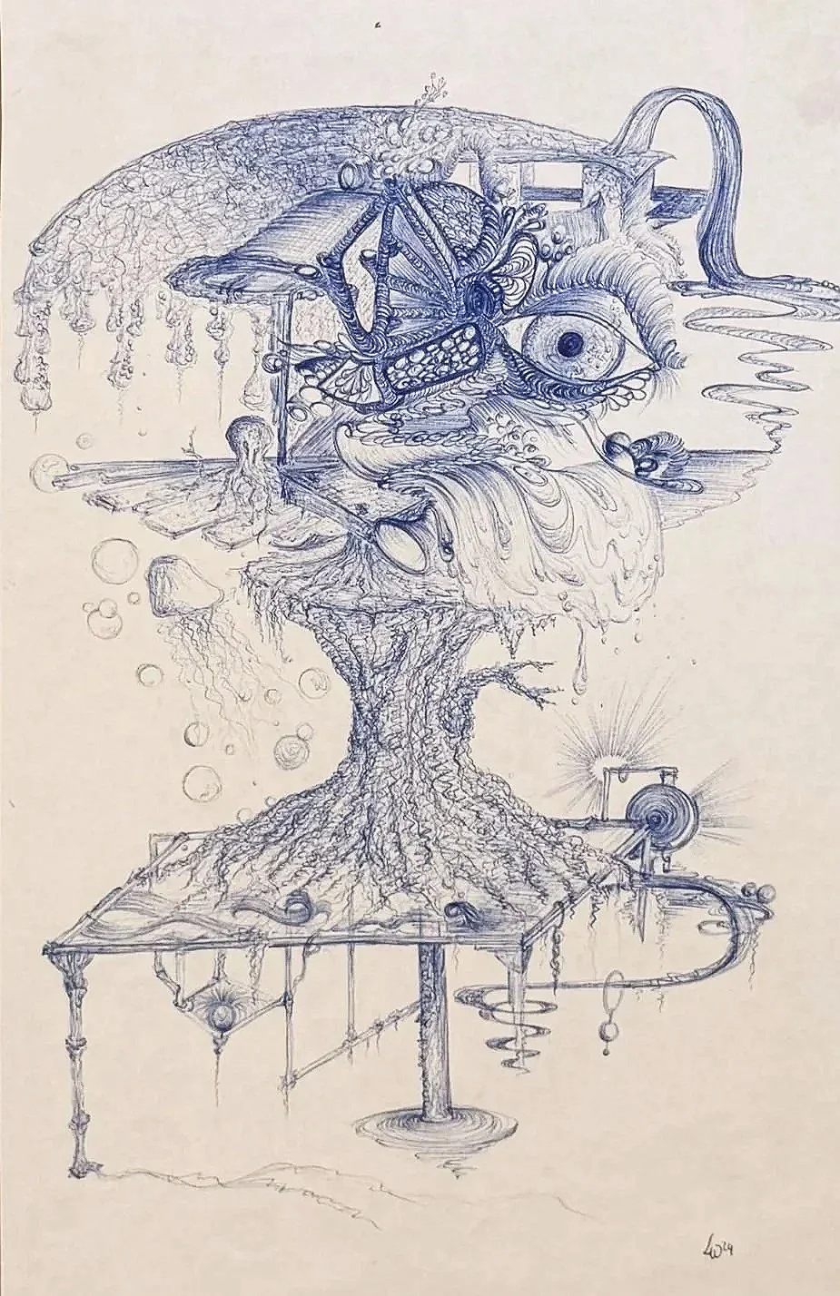 inner worlds 


Kugelschreiber auf Papier 
Original 21x 30 cm