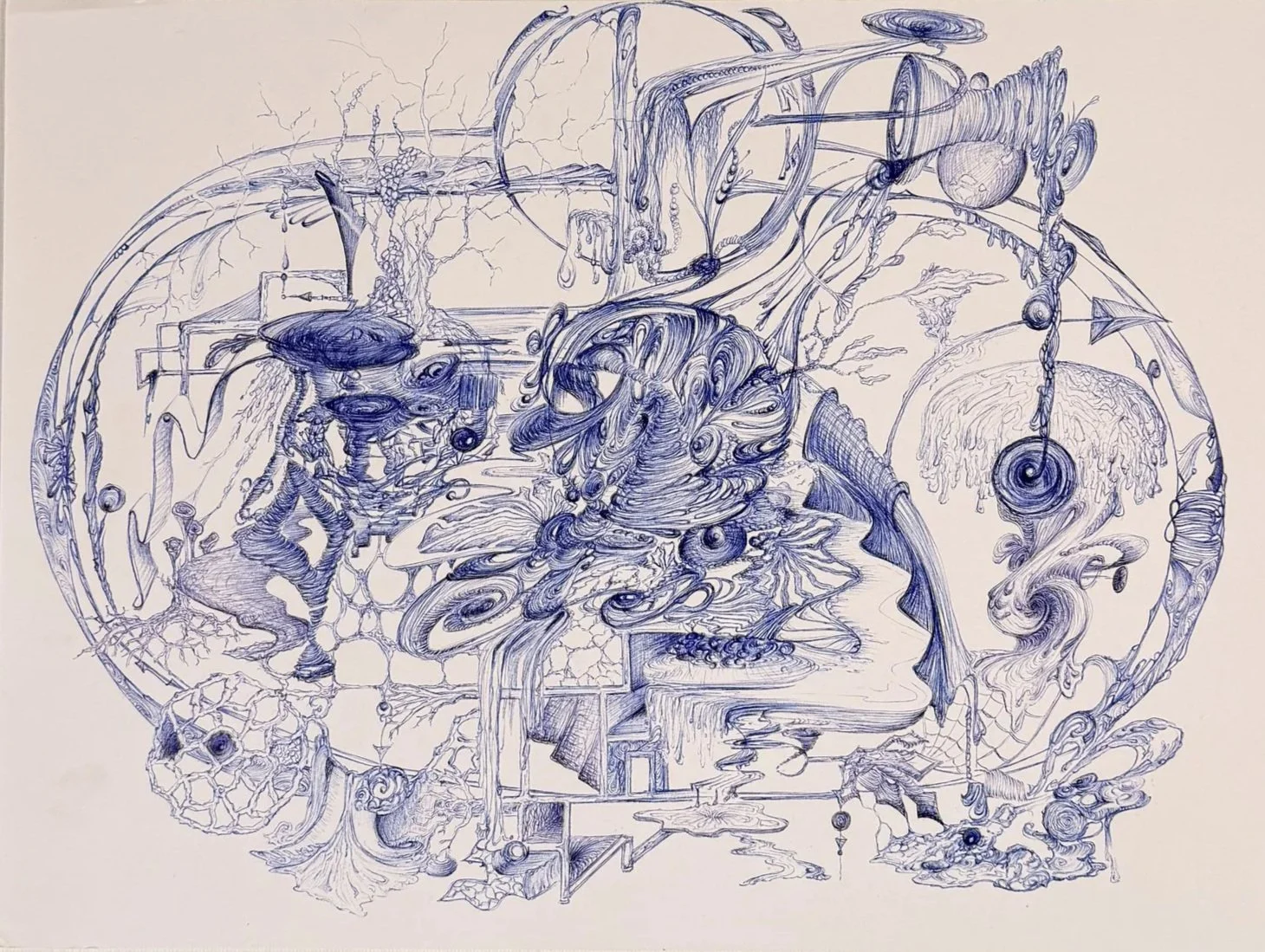 process

Kugelschreiber auf Papier 
Original 42 x 30 cm 