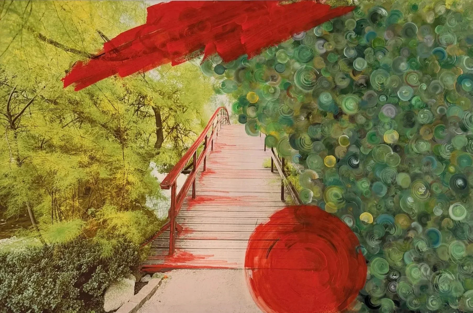 the path reveals itself as we walk it


Acryl auf Photoprint  
 Original 116 x 76 x 2 cm 