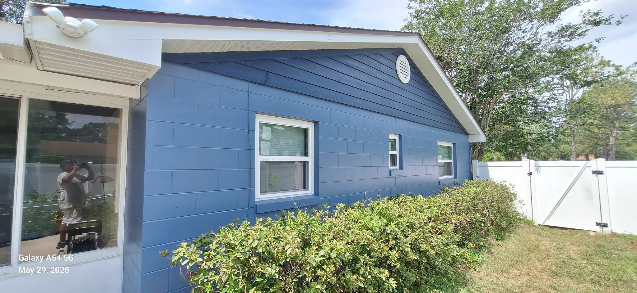 Side Exterior After Painting