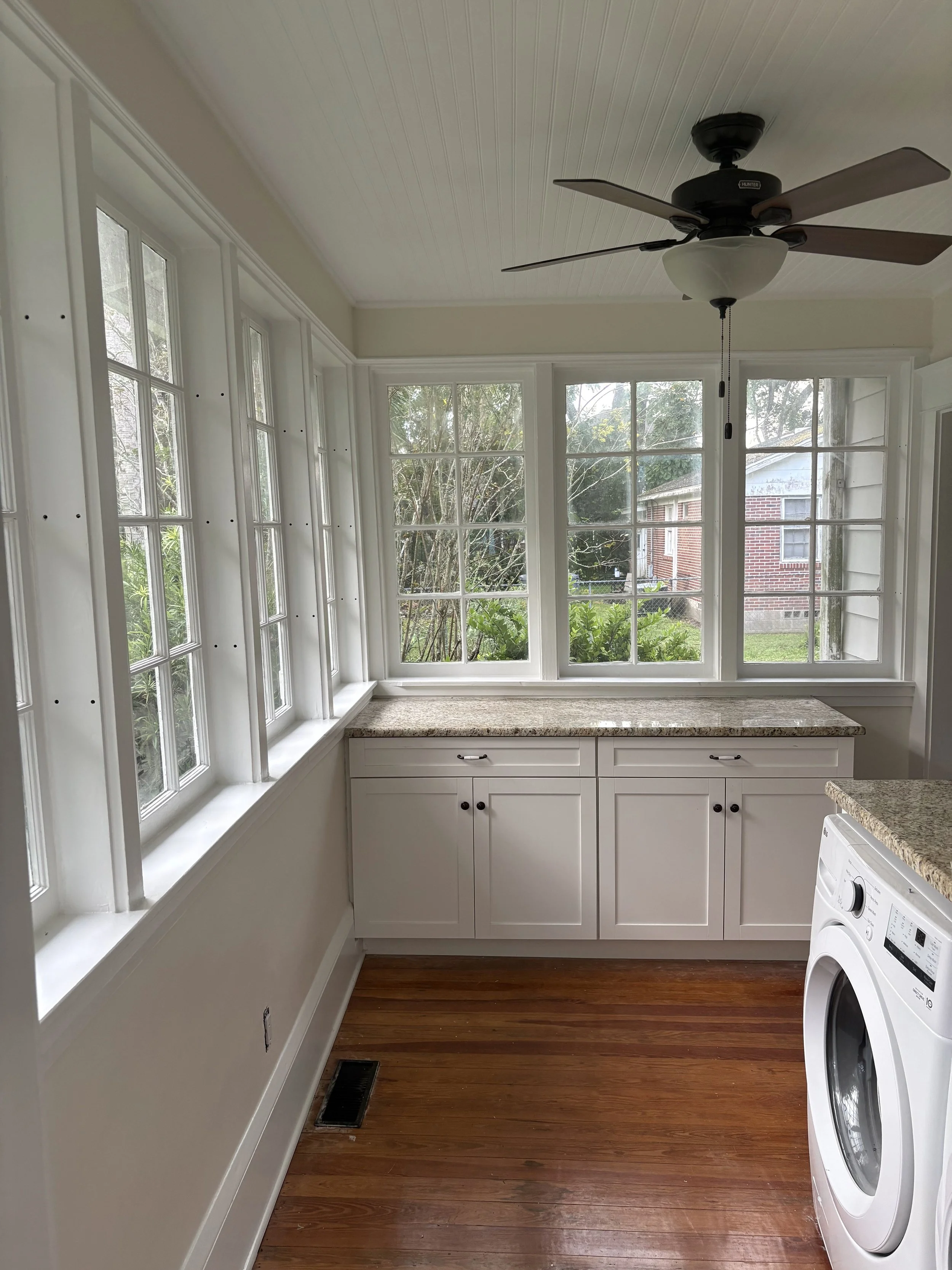 Bright Interior Transformation - Laundry Room