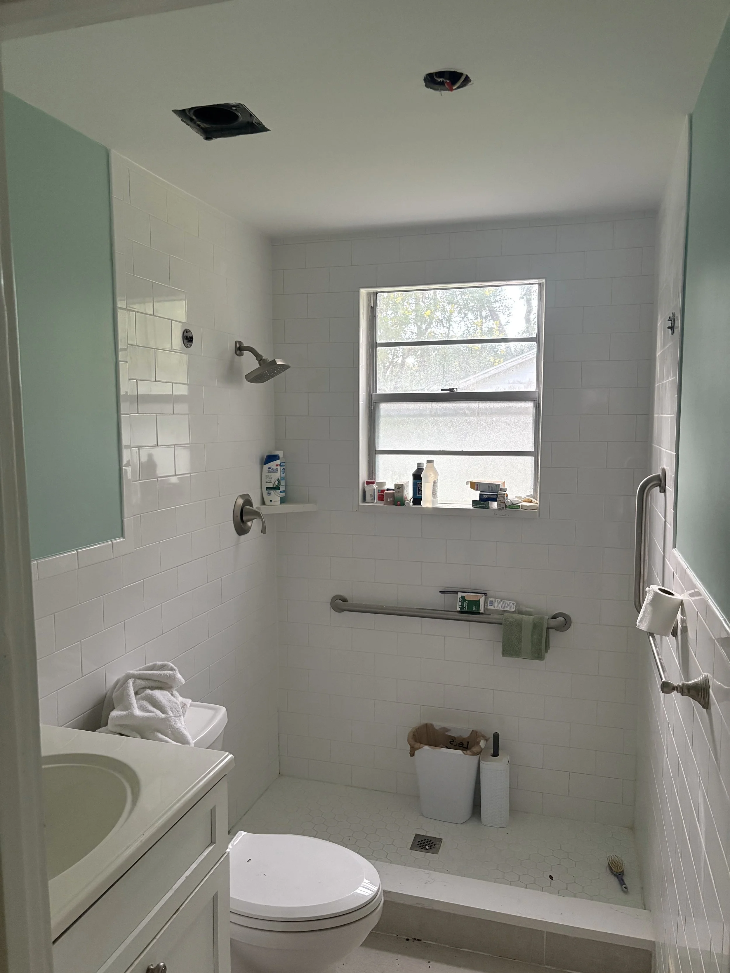 Bright Interior Transformation - Bathroom