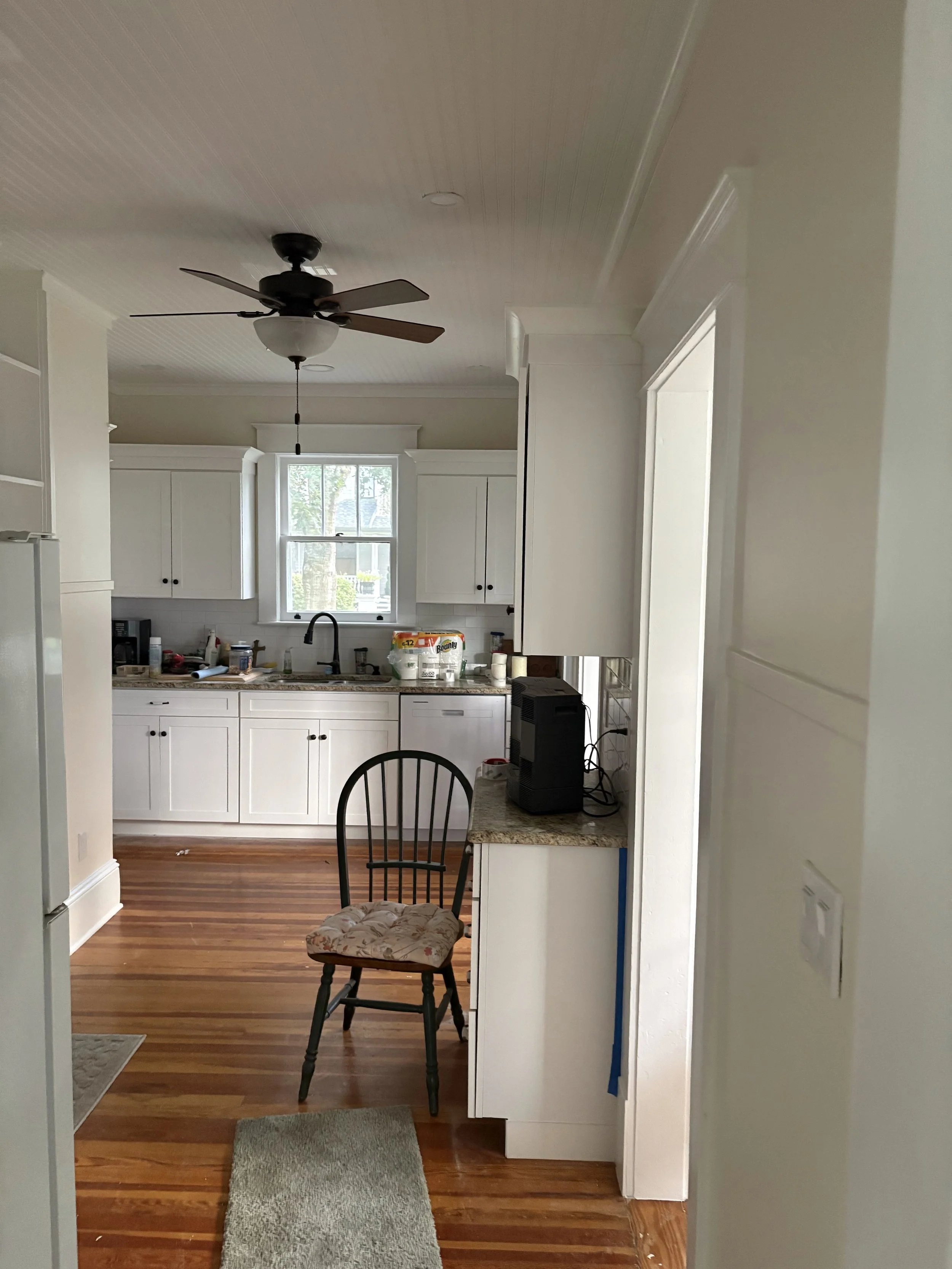 Bright Interior Transformation - Entry to Kitchen
