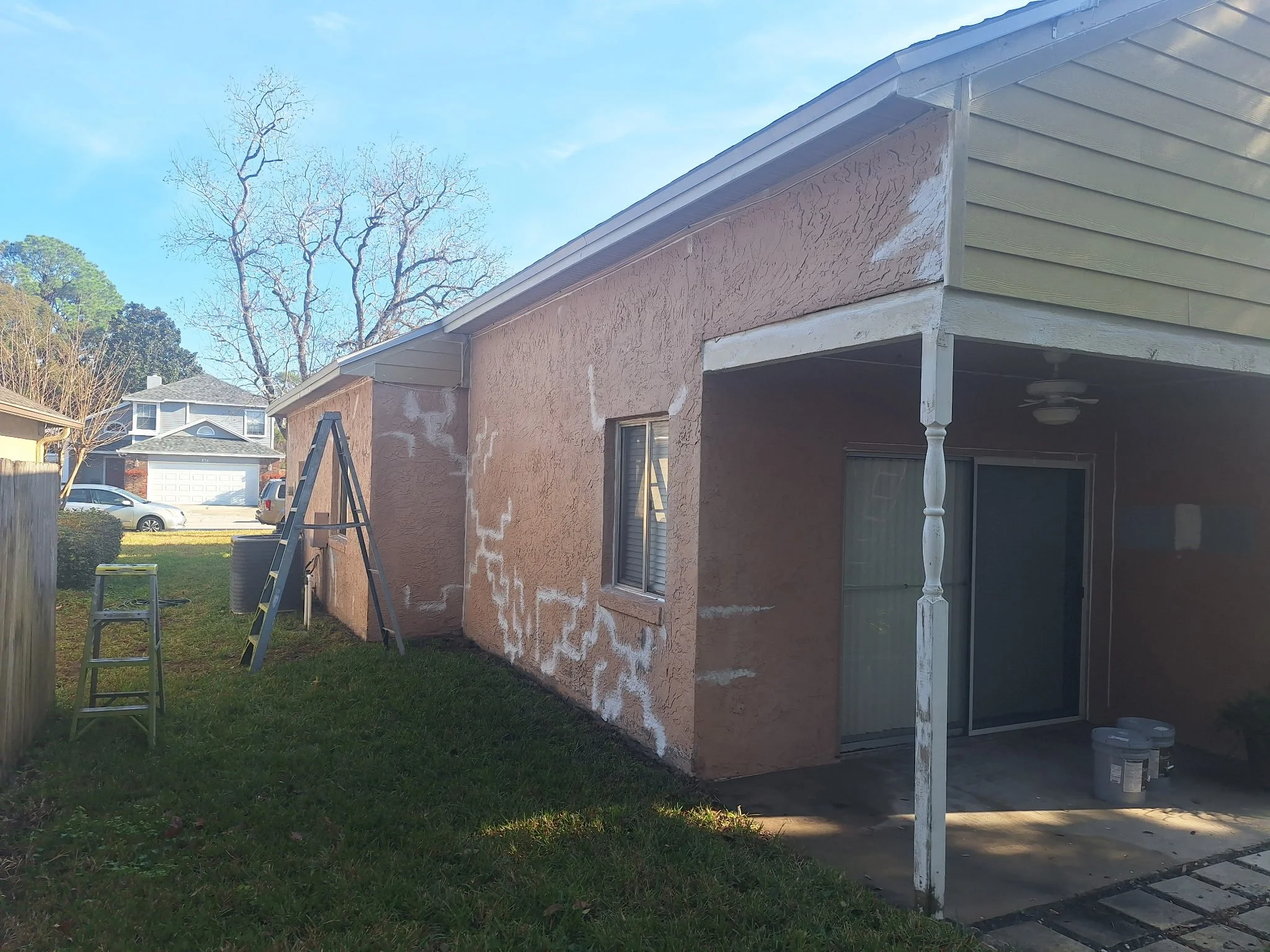 REAR SIDE WITH LADDER (Before Prep Phase)