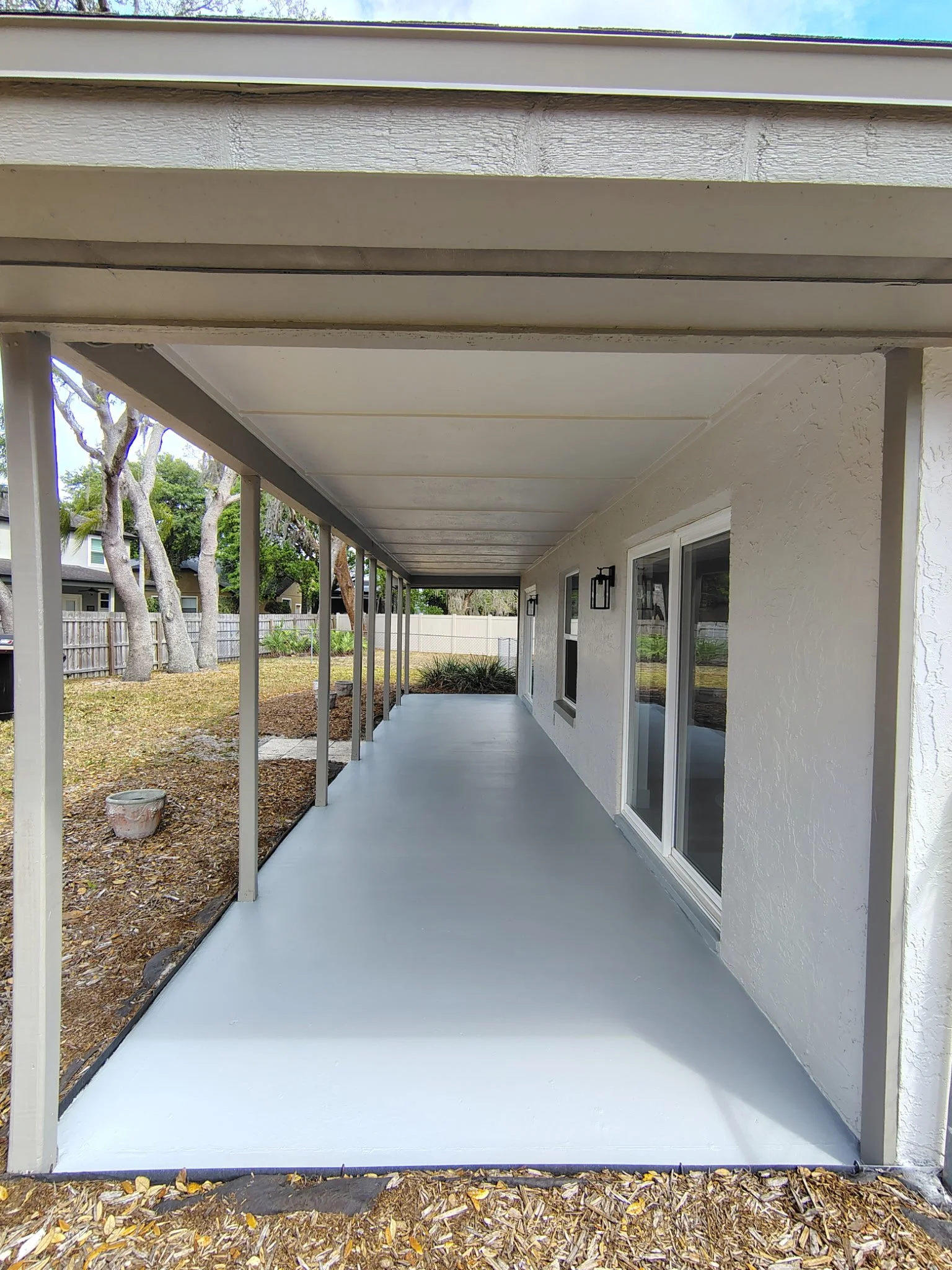 Side View (White + Taupe + Chimney)