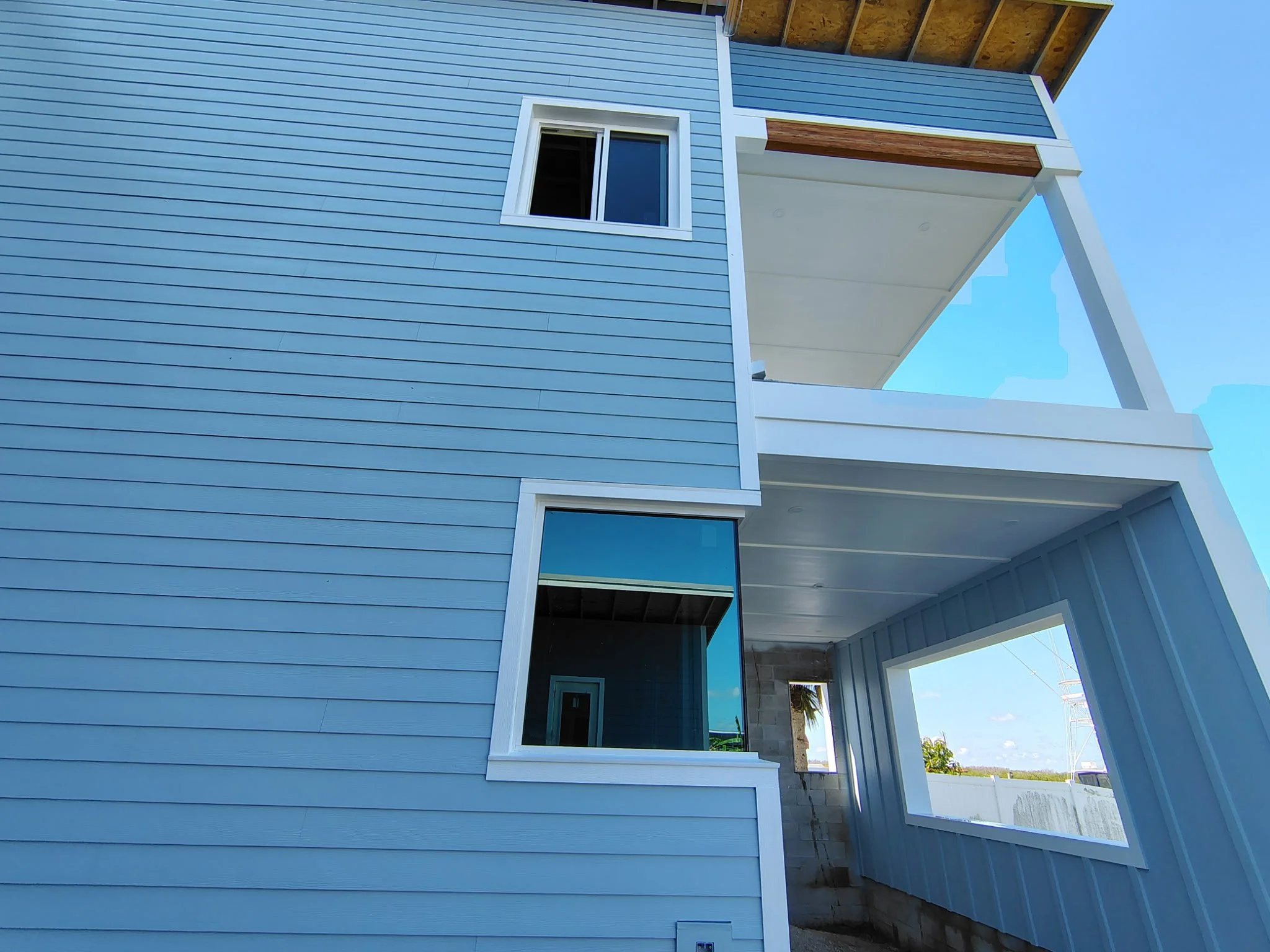 Blue Lap Siding