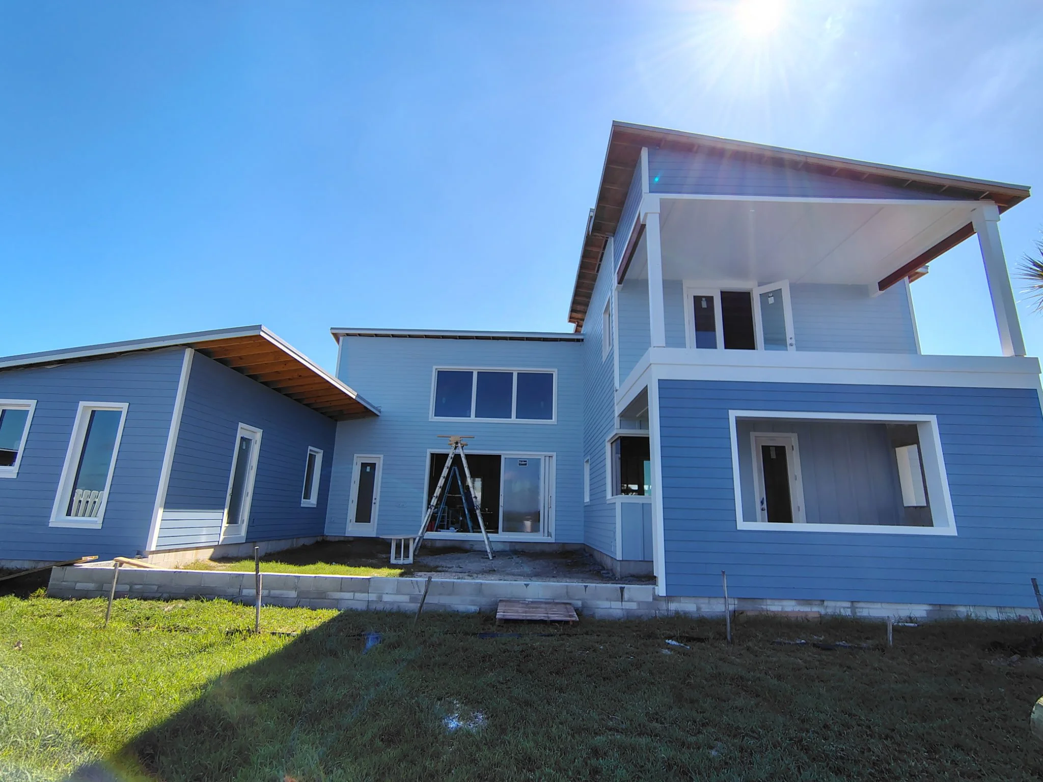 Port Orange New Build Exterior Paint Back View