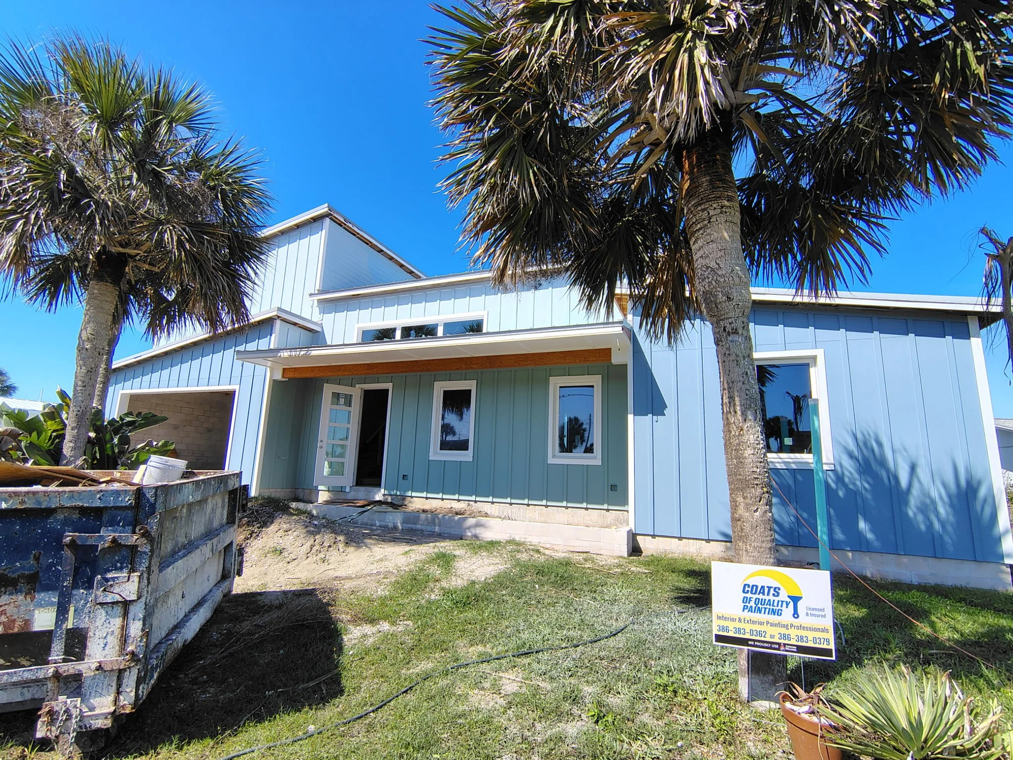 Port Orange New Construction Exterior Paint by Coats of Quality Painting