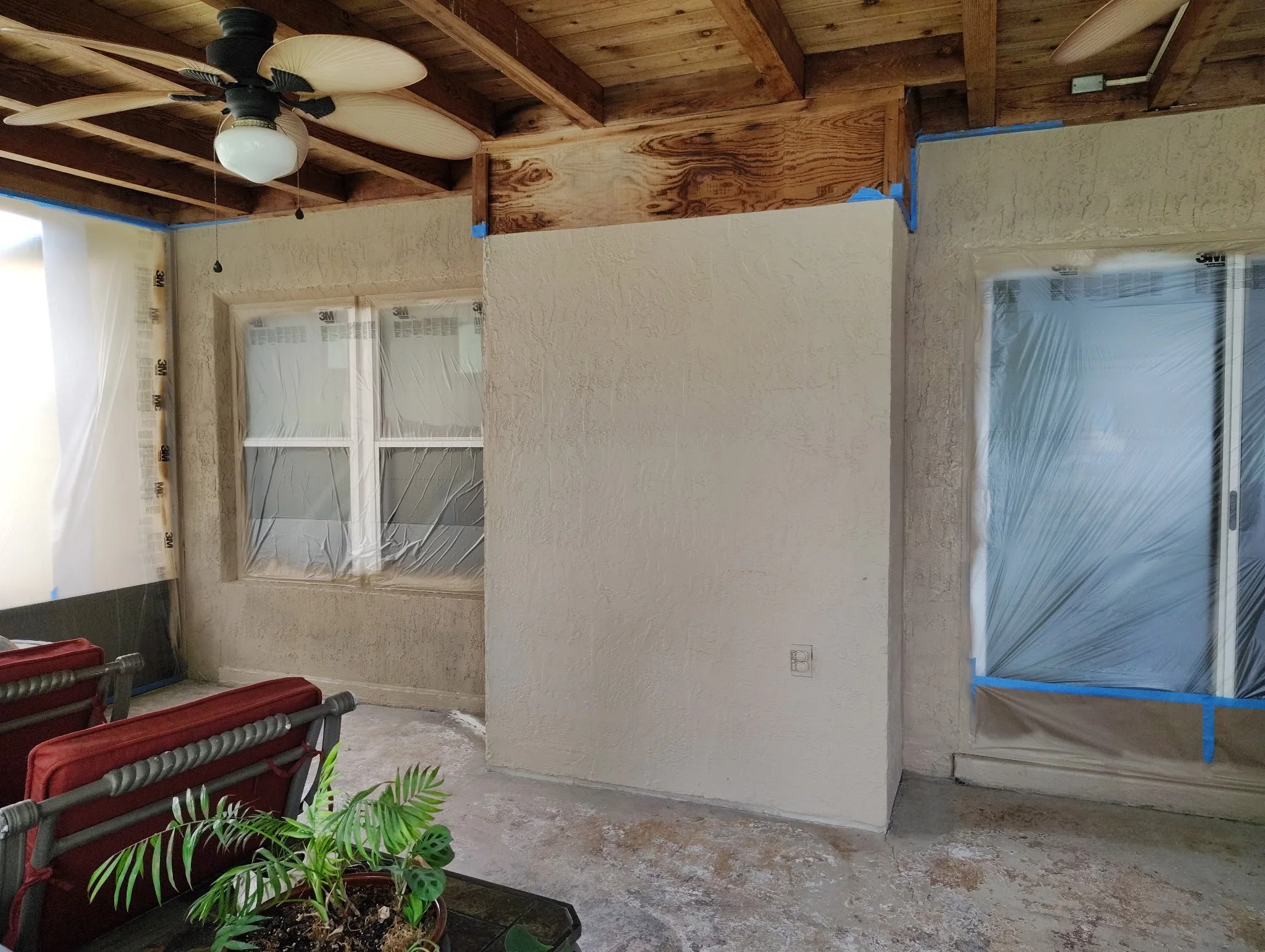 Before Covered Patio Area
