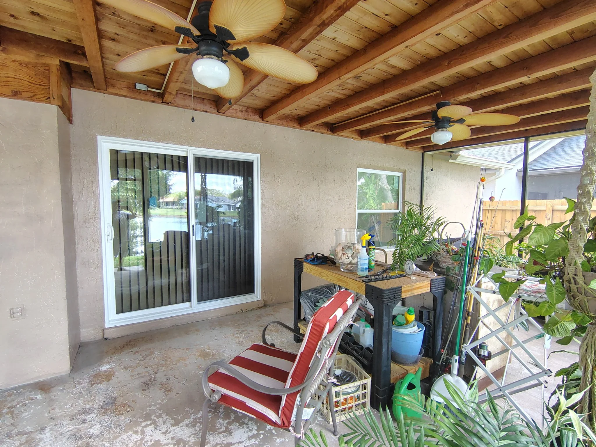 Finished Garage View