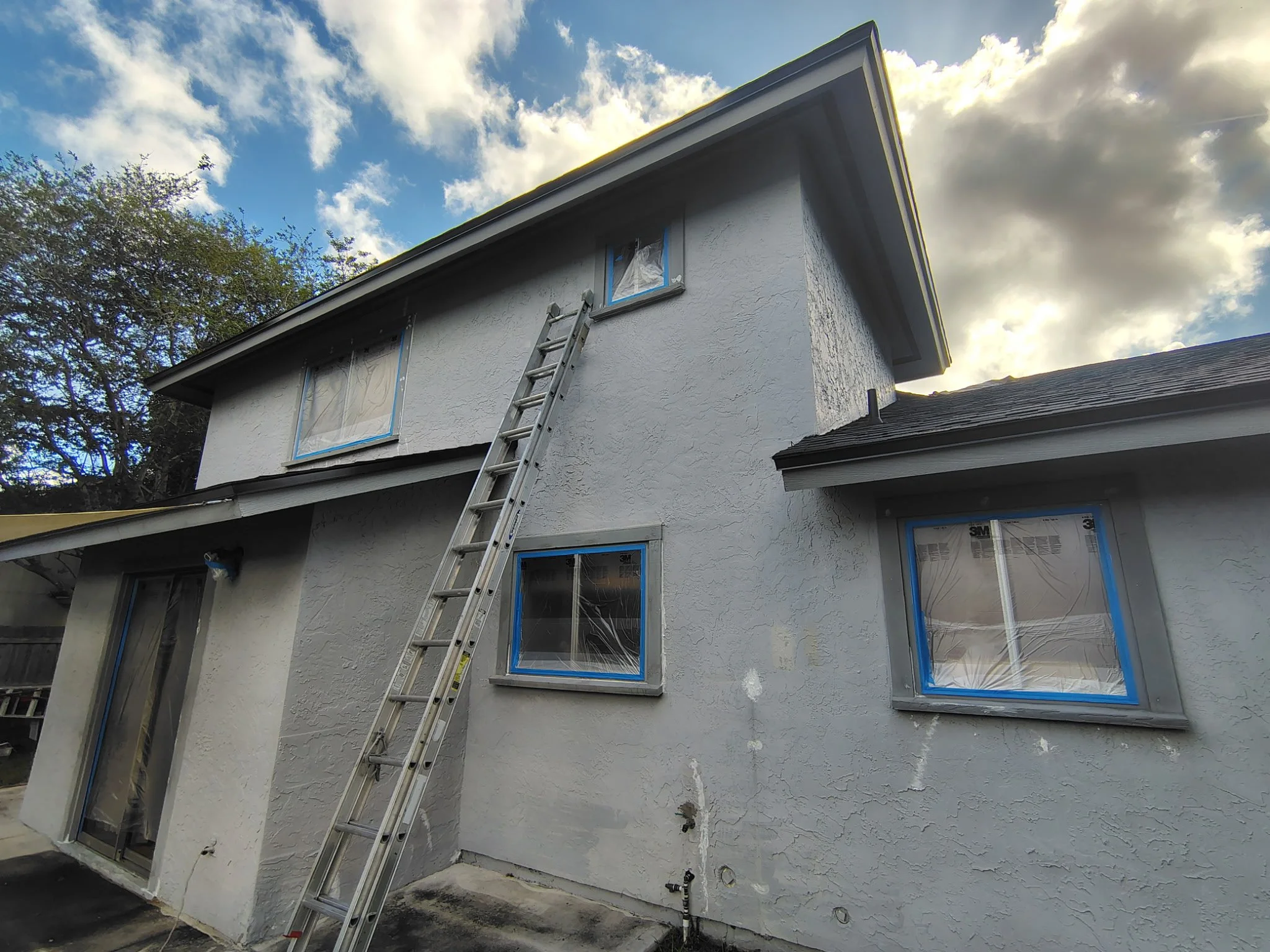 Exterior Paint Before Window Trim