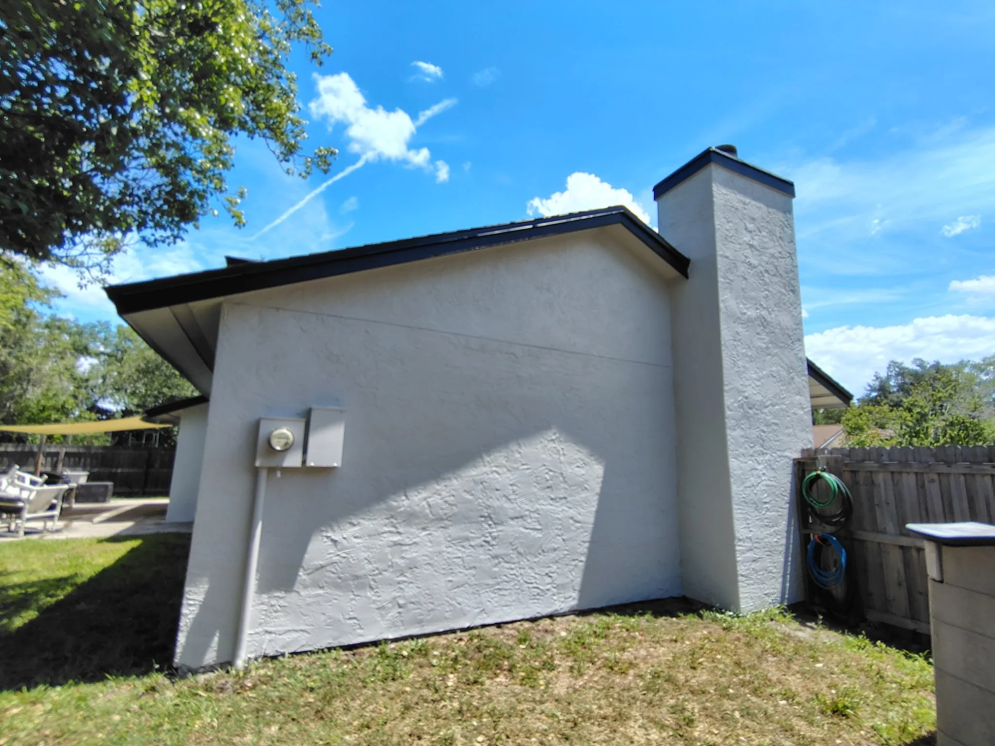 Completed Side Chimney View