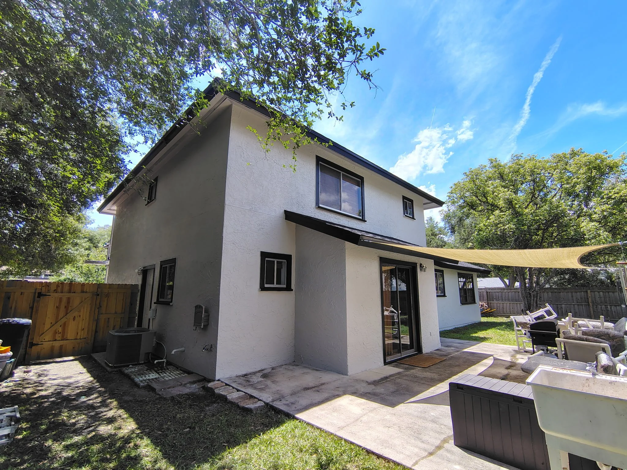 Completed Rear Patio View