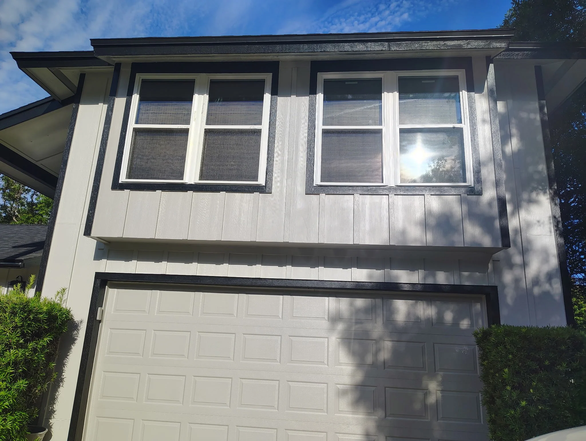 Completed Garage and Window Detail