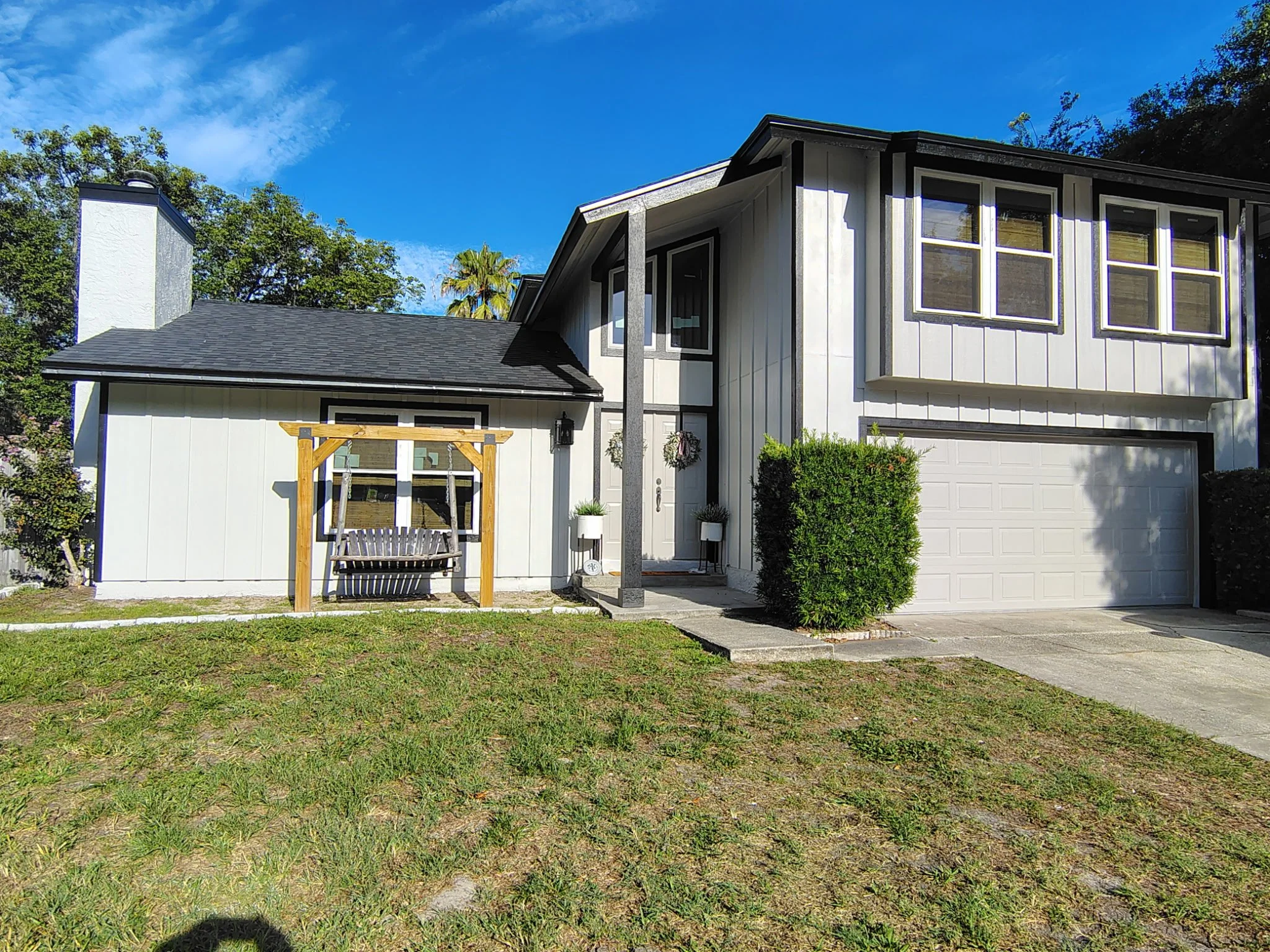 Completed Front Exterior View