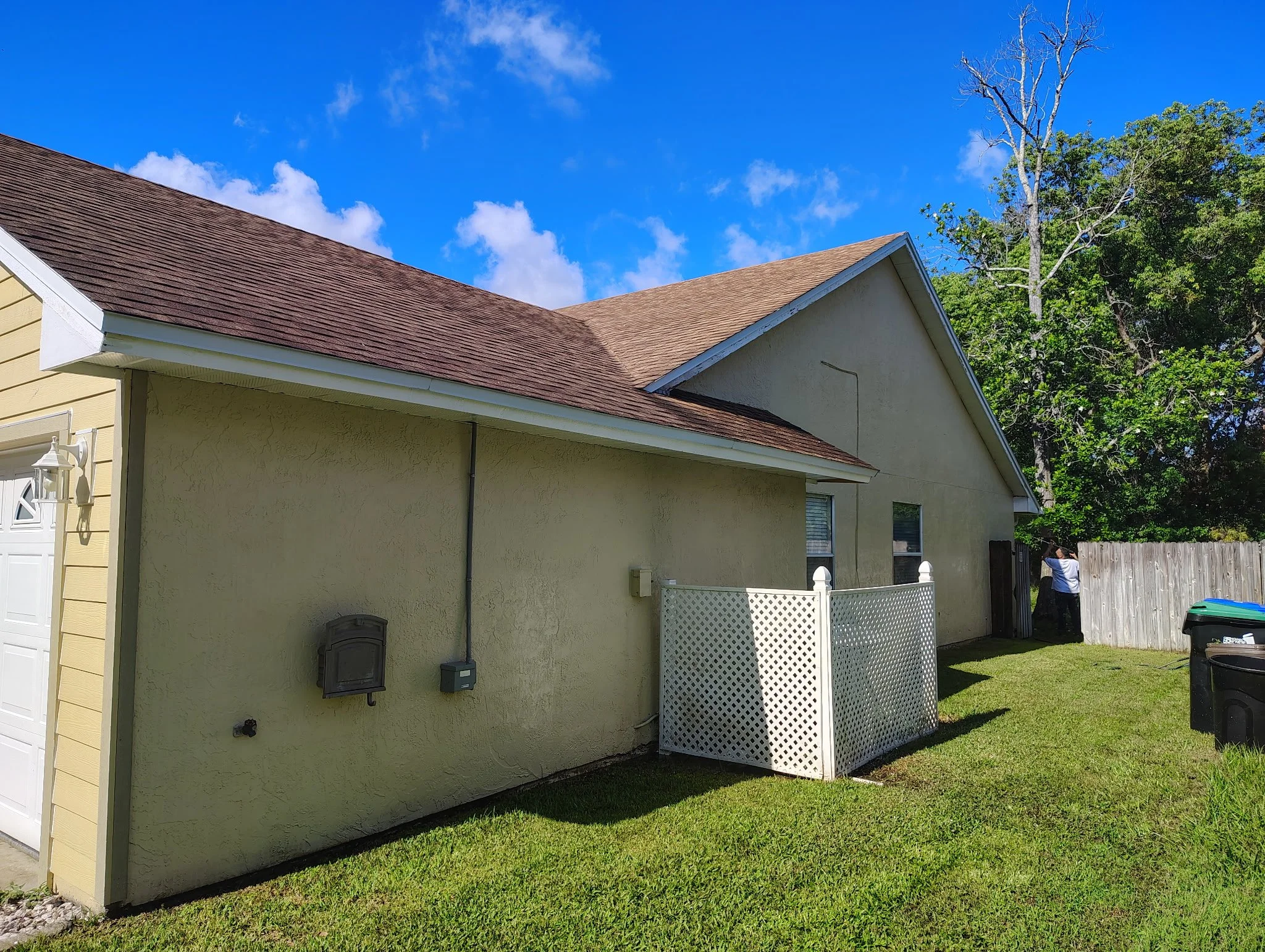 BEFORE — SIDE STUCCO EXTERIOR