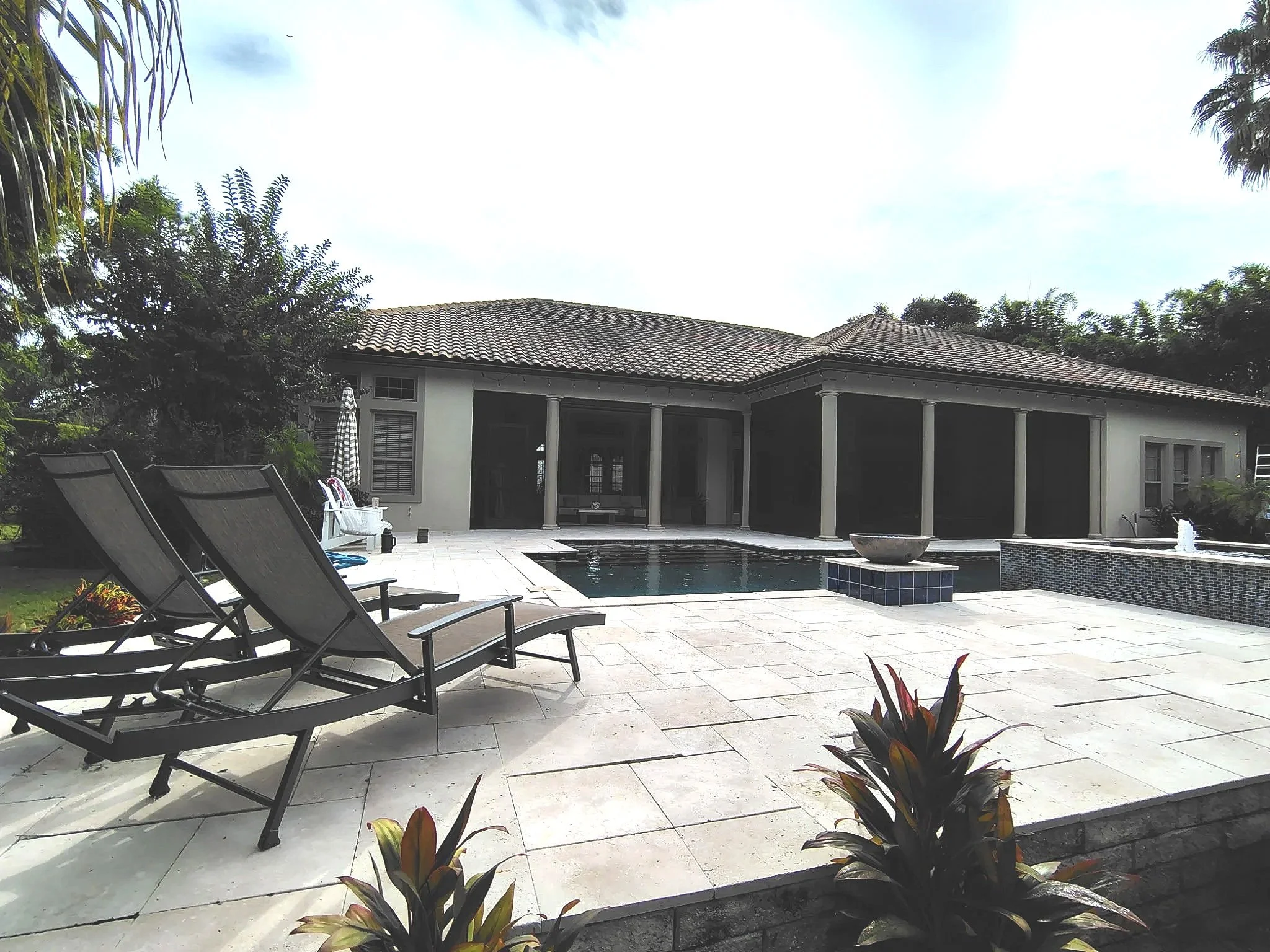 Finished Pool &amp; Rear Exterior