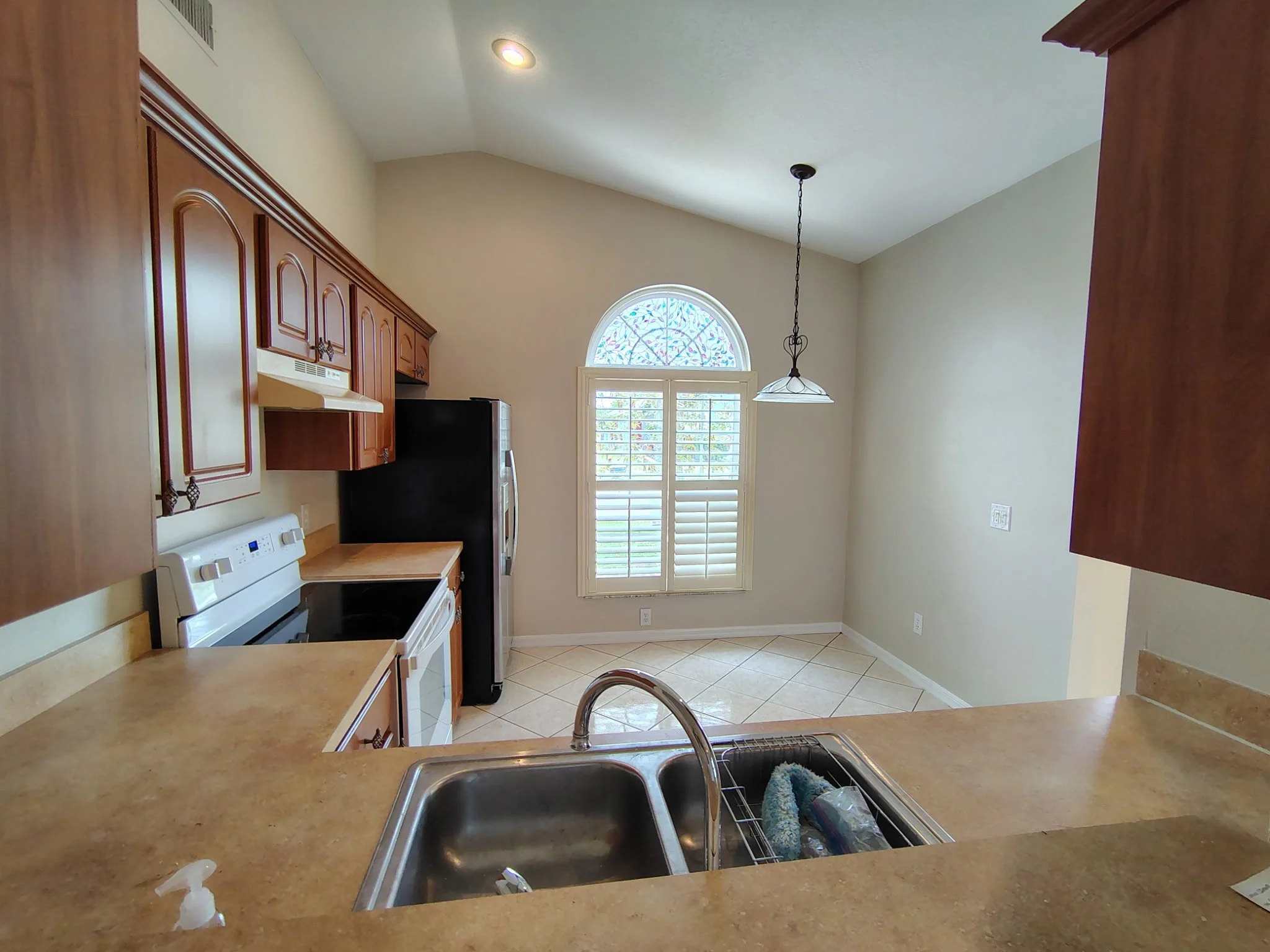 Kitchen repaint after interior restoration in Ocoee Florida
