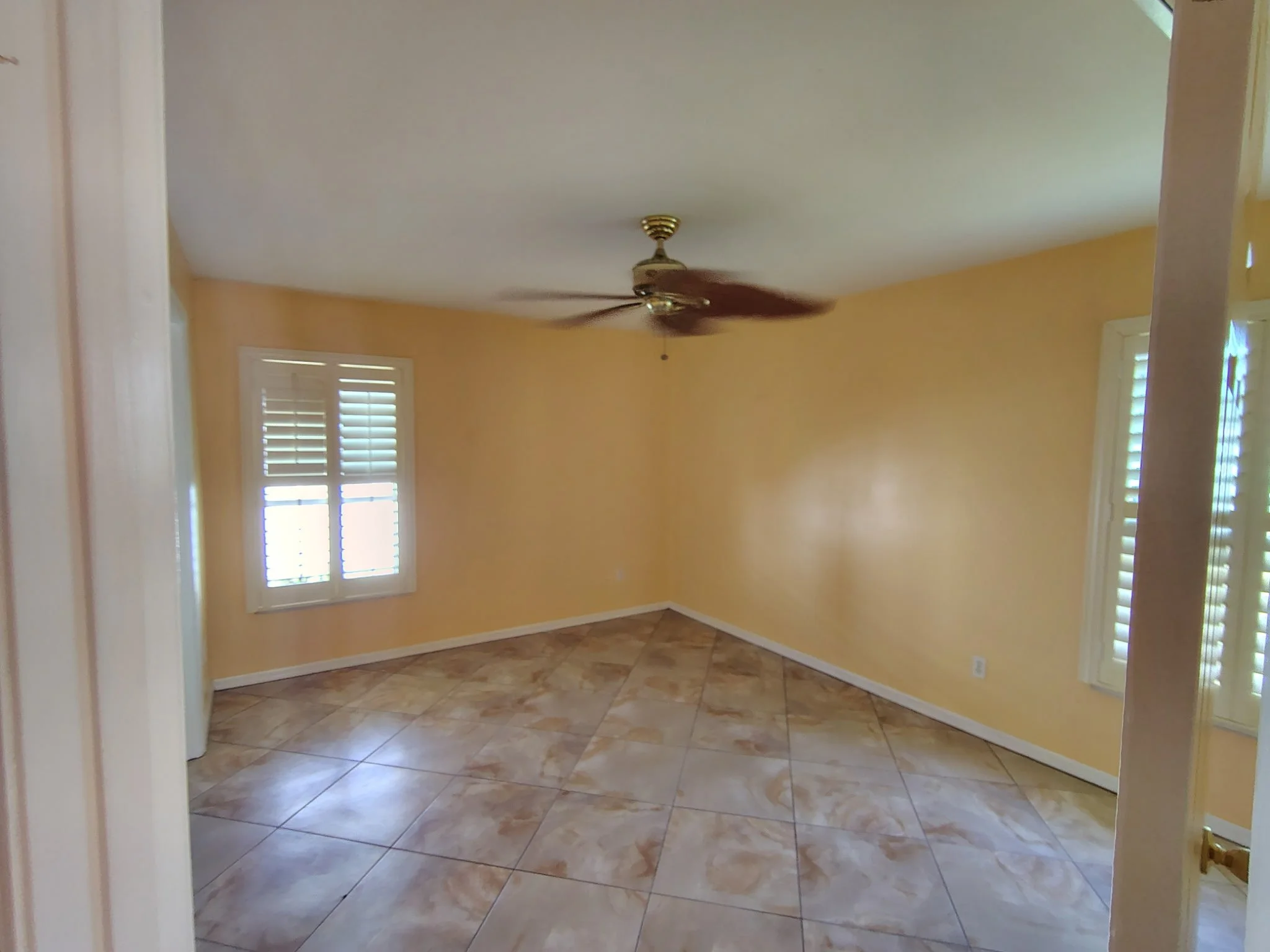 Bedroom before repainting during smoke restoration project in Ocoee Florida