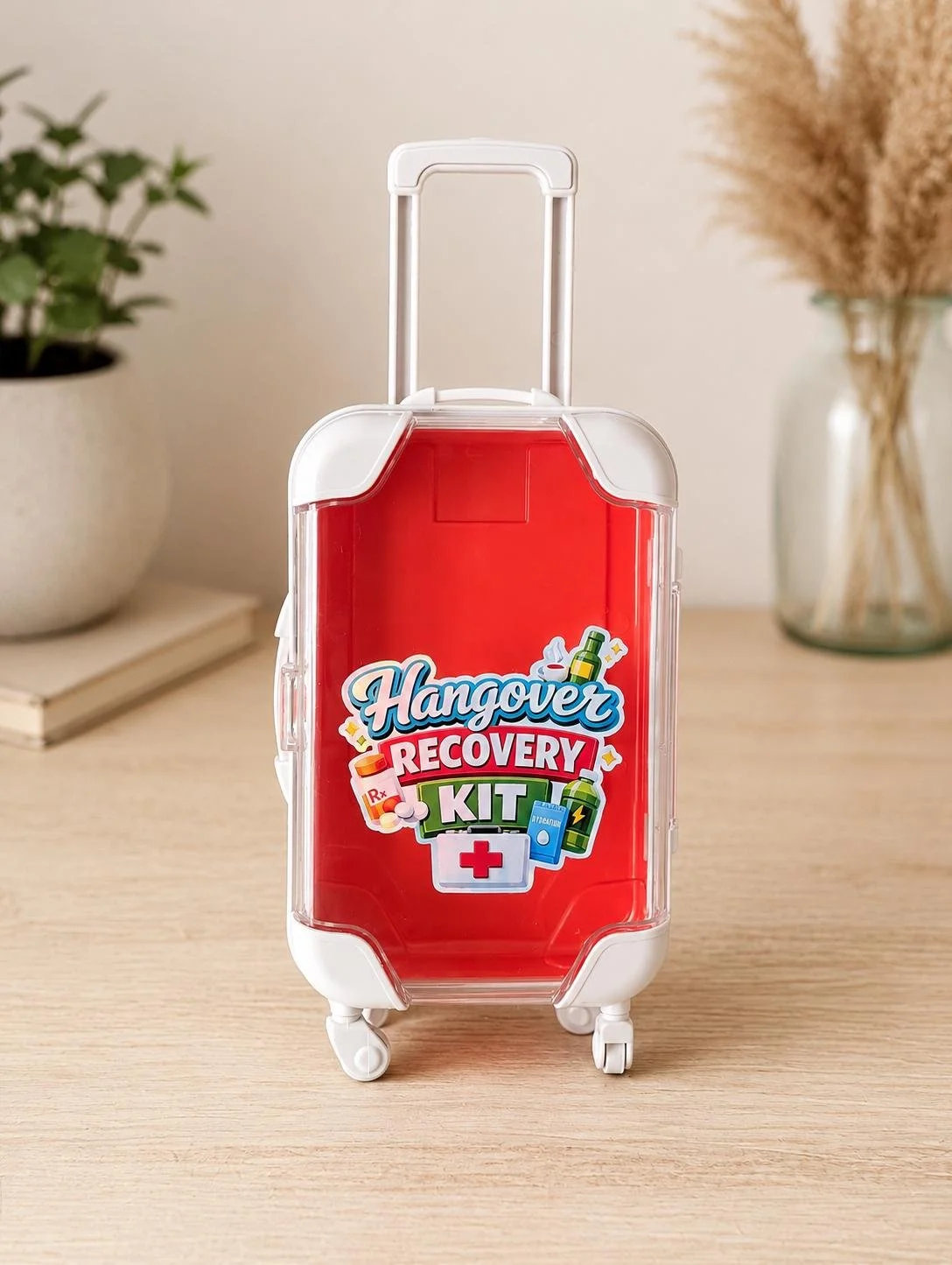 Hangover Recovery Kit | Personalized Mini Suitcase Travel Favor