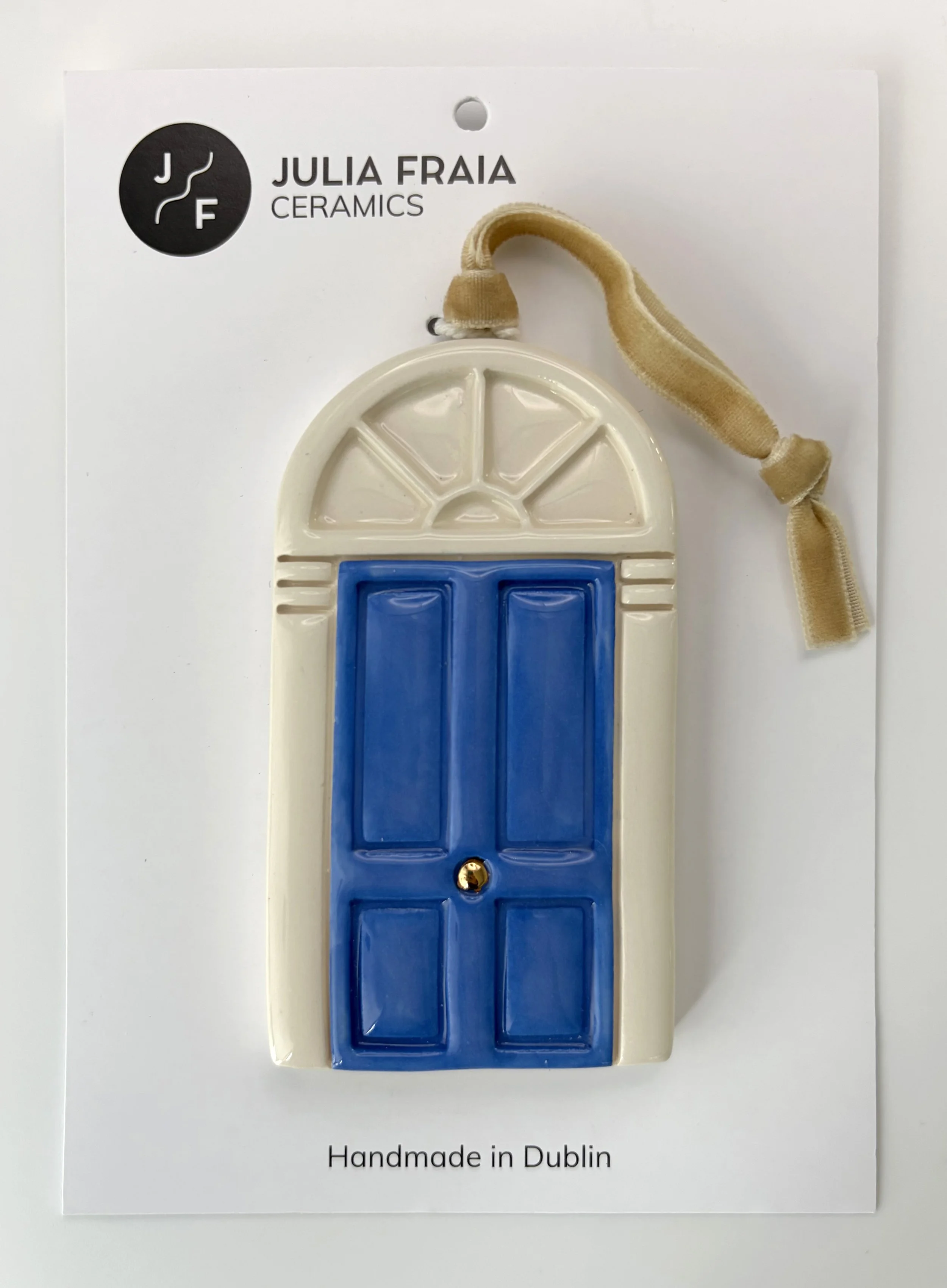 3-Blue Georgian Door, Ceramic Ornament, Julia Fraia.jpg