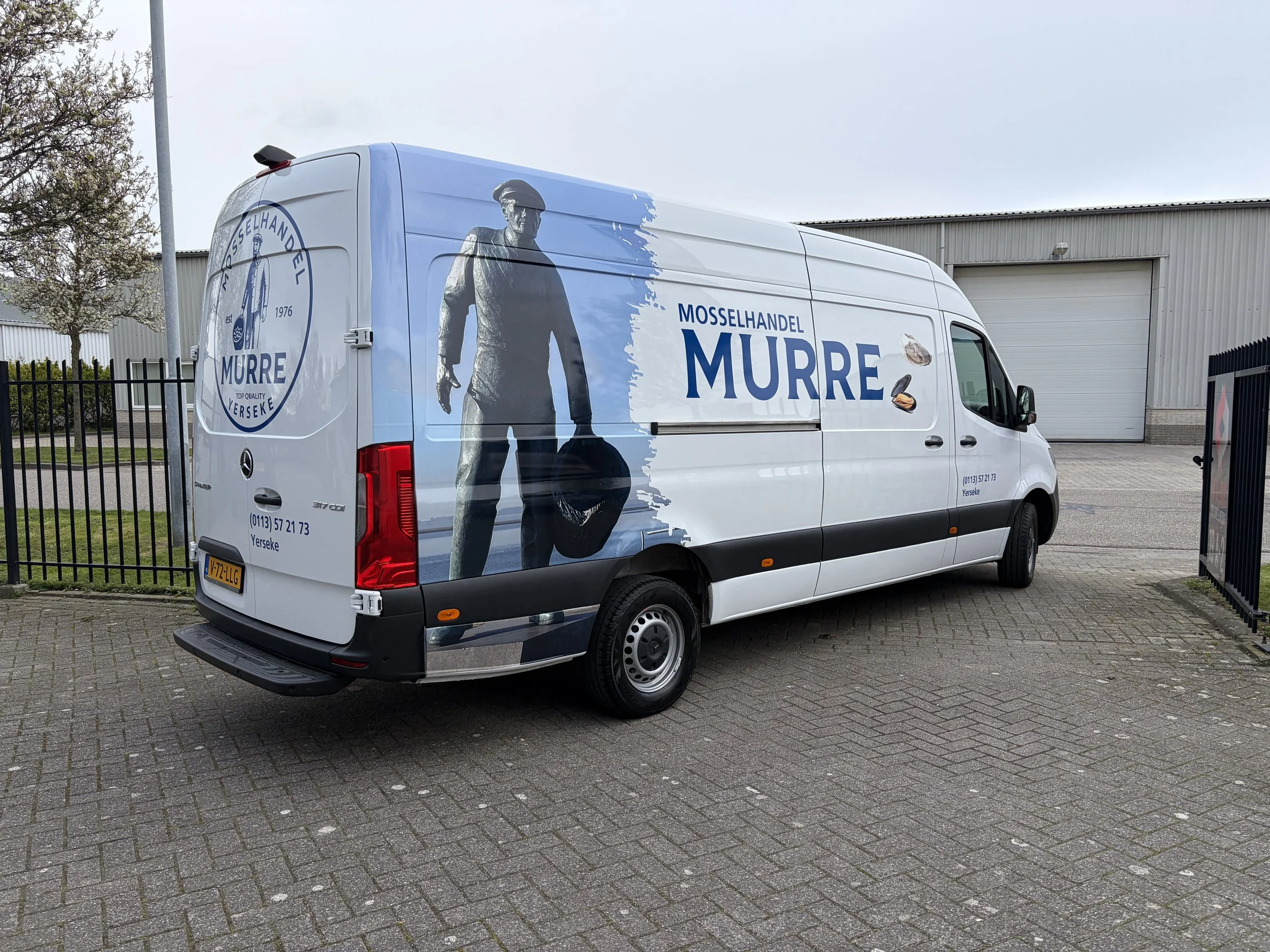 mosselhandel murre mercedes sprinter wrap