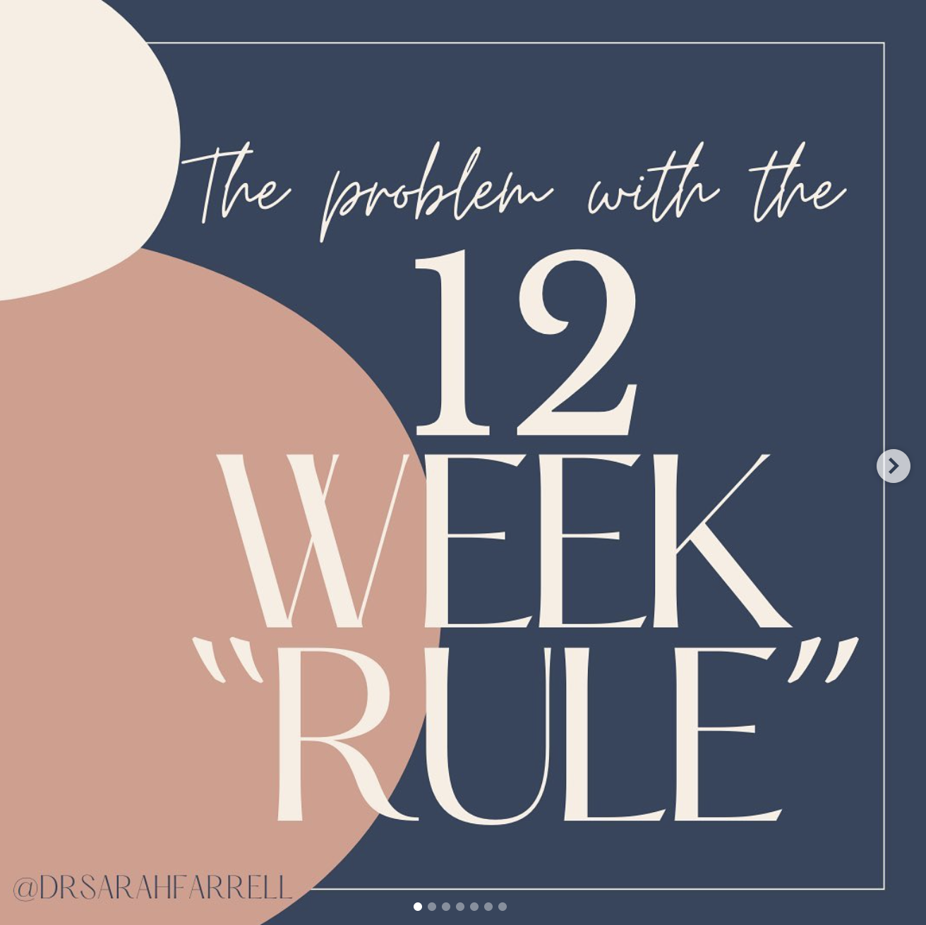 The 12 Week Rule Was Never a Rule