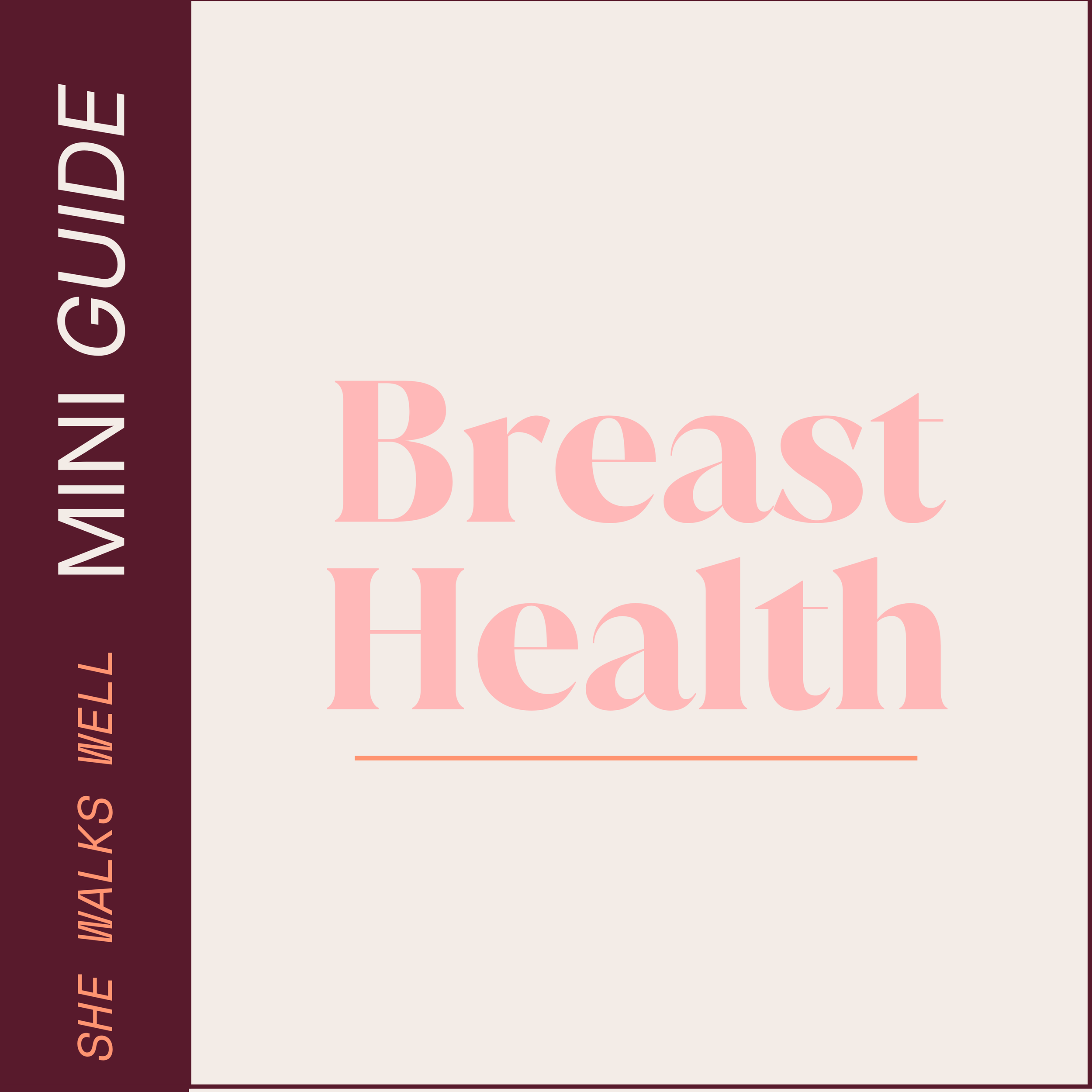 This mini guide is a brief walk through breast health: how to know your own normal, what actually shifts your risk, how screening works and what it can miss, and what dense breasts mean for you. Informed and calm in about ten minutes, with a clear ne