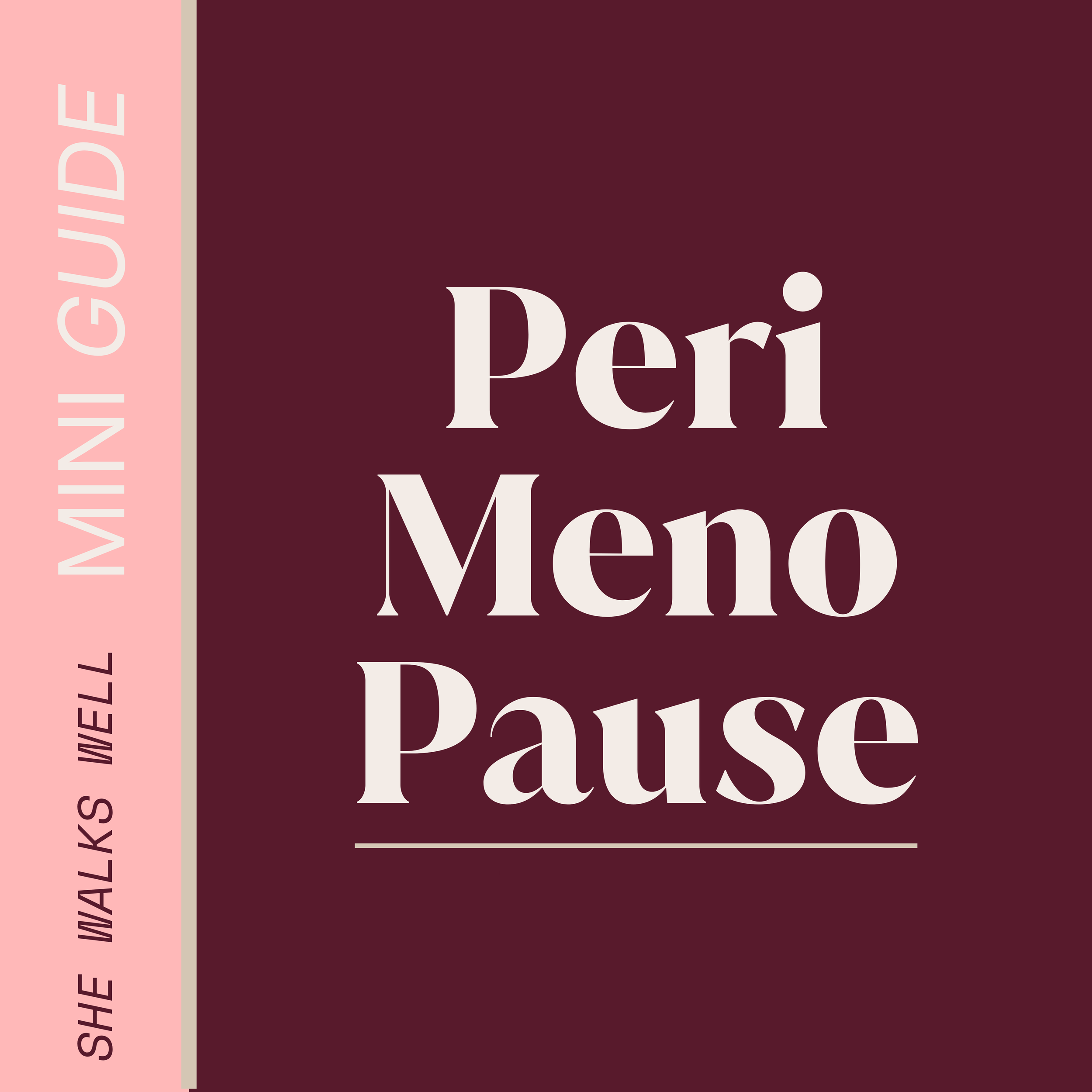 Your periods are changing, you don't feel like yourself? Hot flushes, frozen shoulder, maybe a new ringing in your ears and new found hatred of hearing someone chew... Welcome to Perimenopause. Take a look at our mini guide, and for the full picture,