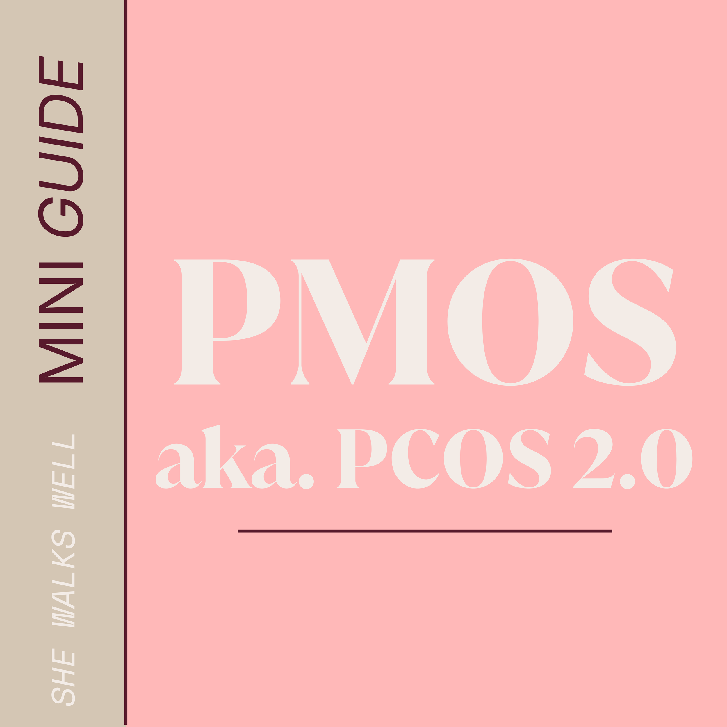 This mini guide covers what PMOS (PCOS) actually, why it was never really about cysts, and the part insulin plays in it all. For the full picture, the symptoms and how it is managed, you'll need to go on to our deep dive... 
Once you understand the w