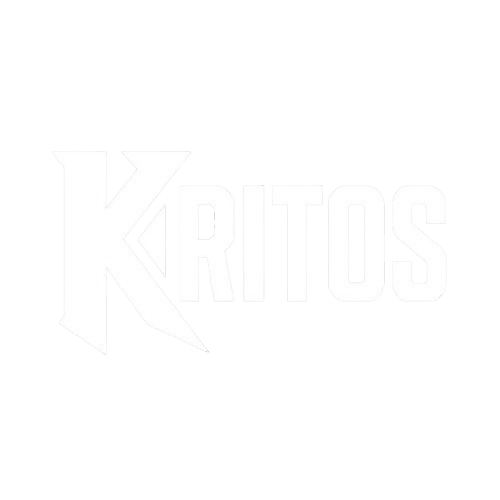 Kritos d.o.o. white logo without background