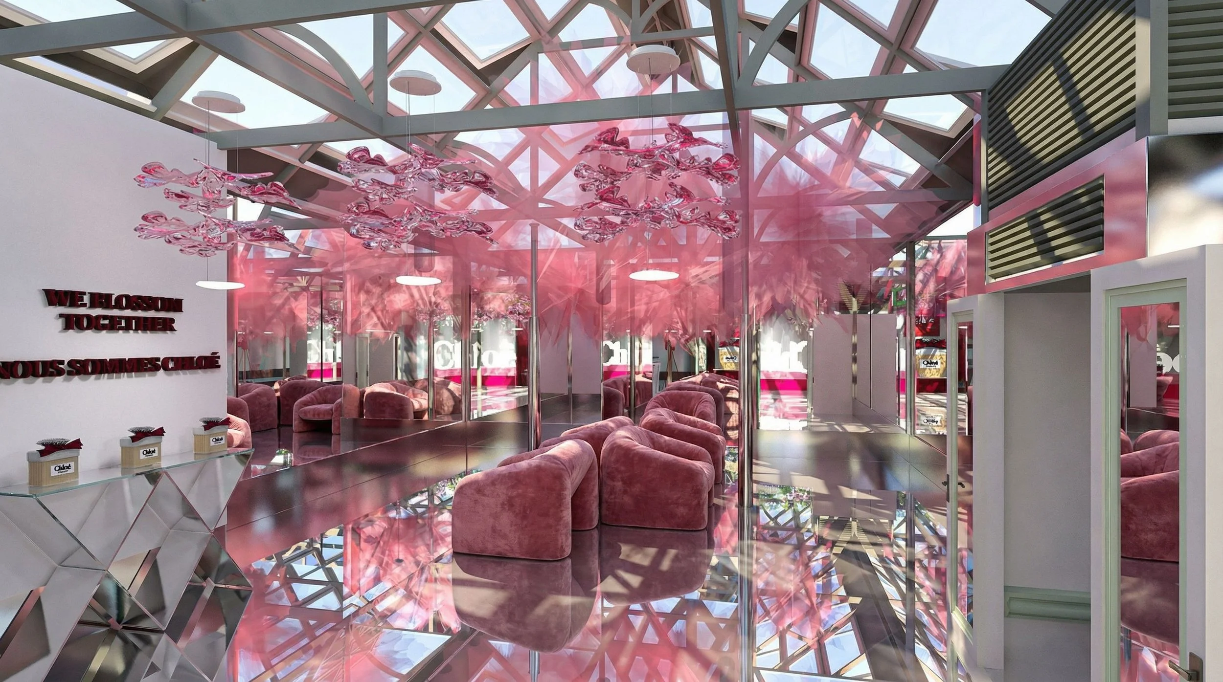  ✽ Lyon - Conception d'un pop-up store pour Chloé