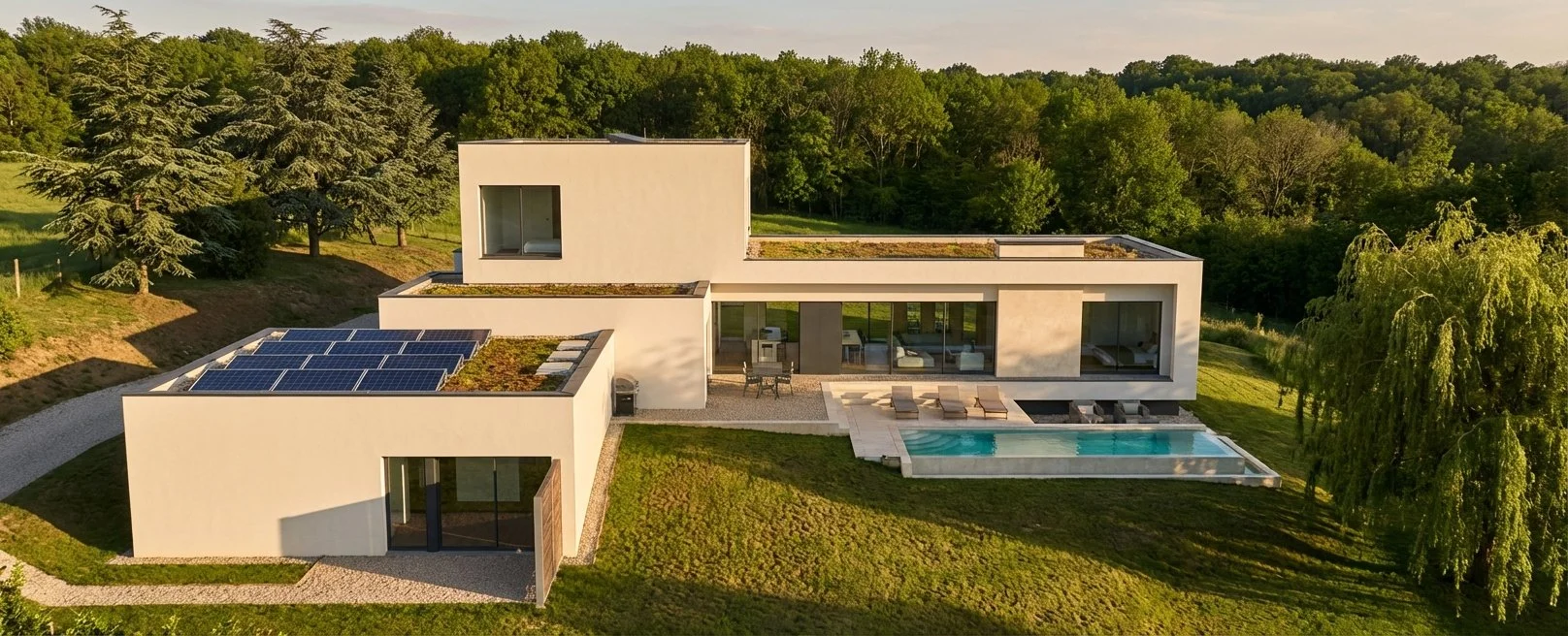 ✽ Charbonnières - Agencement et visualisation d'une villa de 380m2