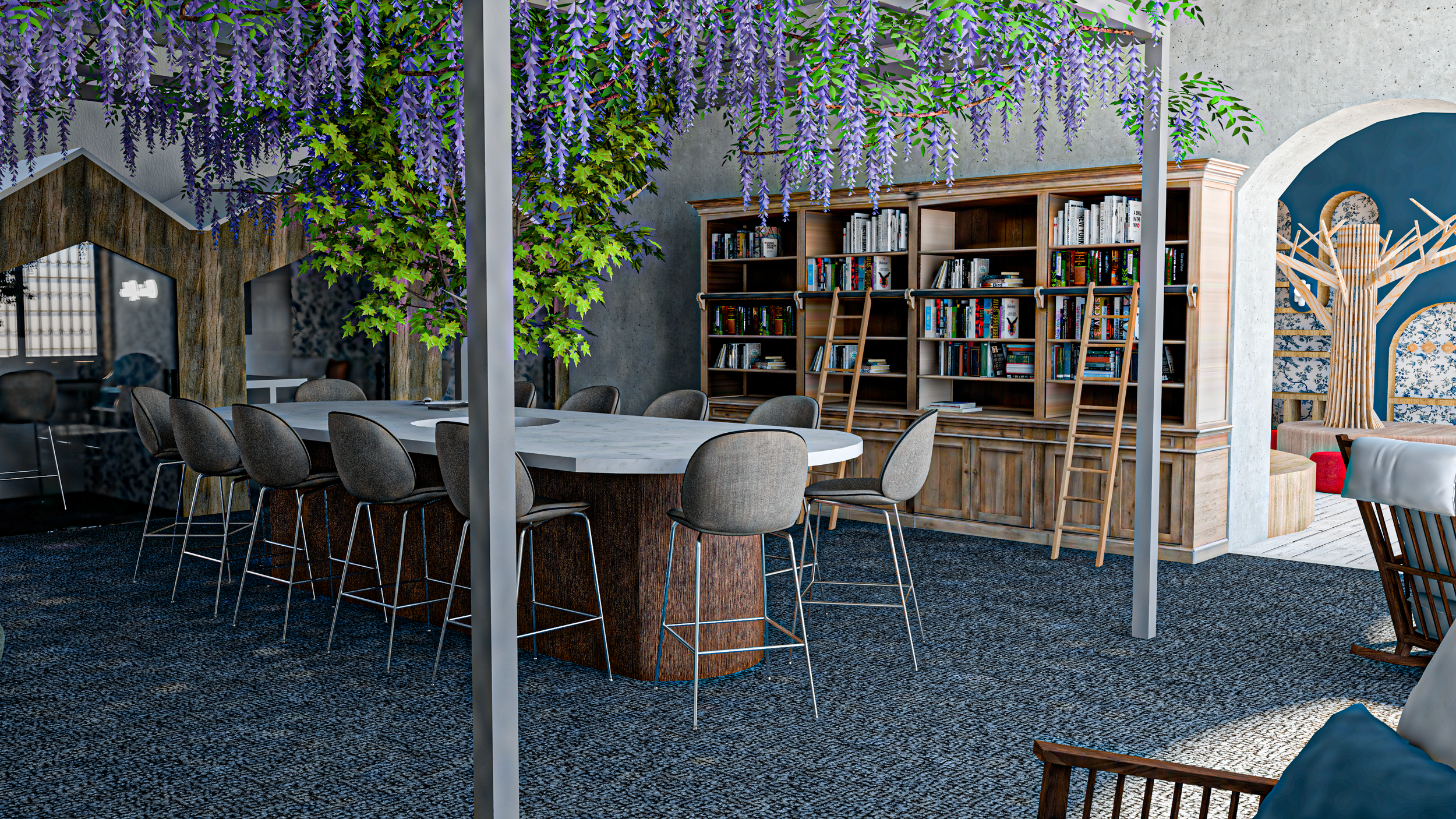  ✽ Lyon - Conception d'un coffee-shop / librairie
