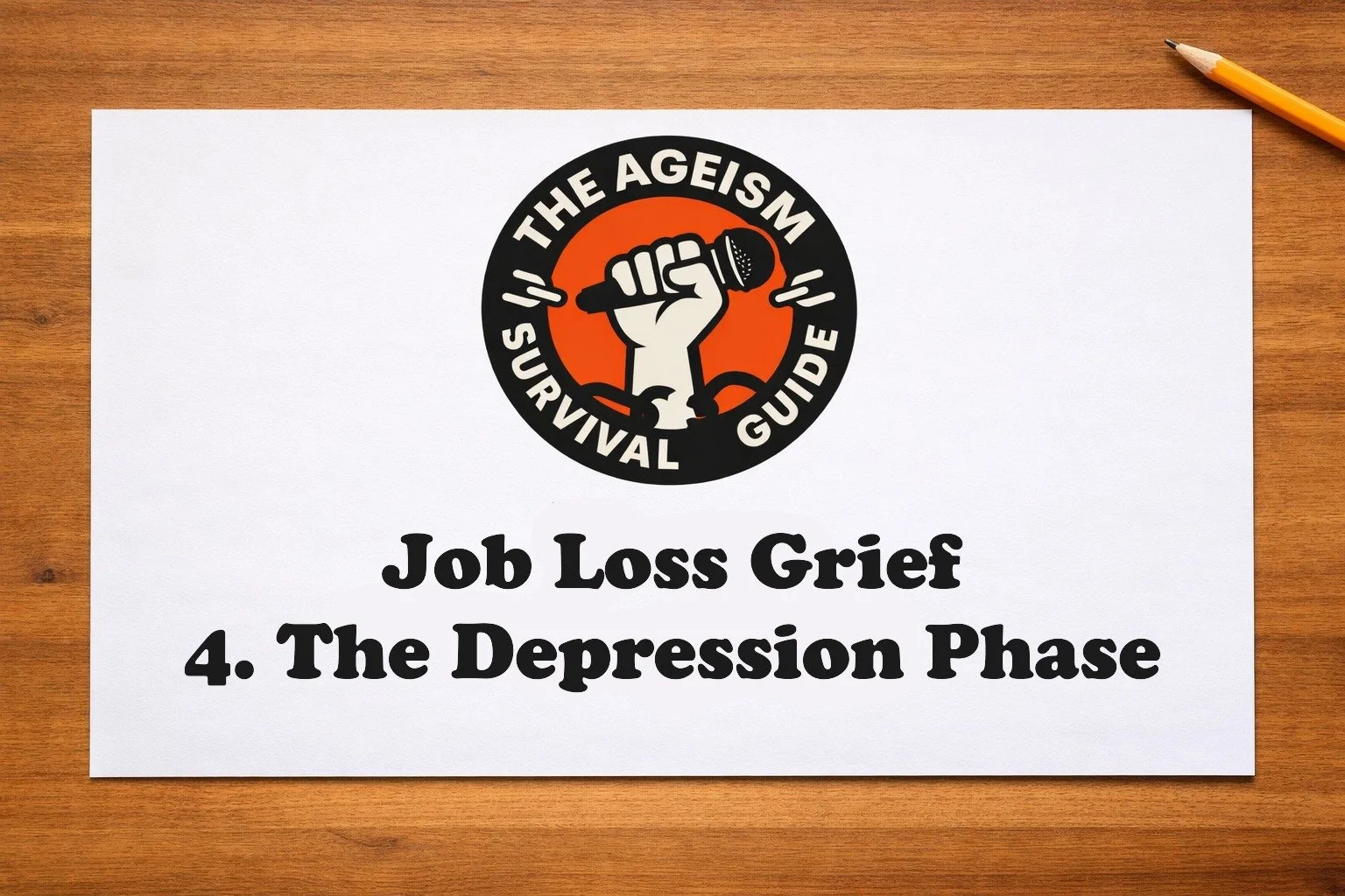 Depression - The Fourth Phase of Job Loss Grief