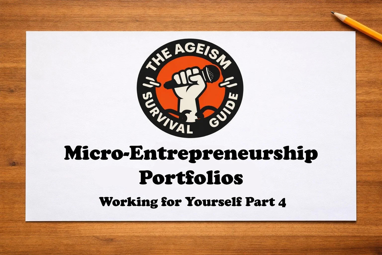 Micro-Entrepreneurship - Working for Yourself Part 4