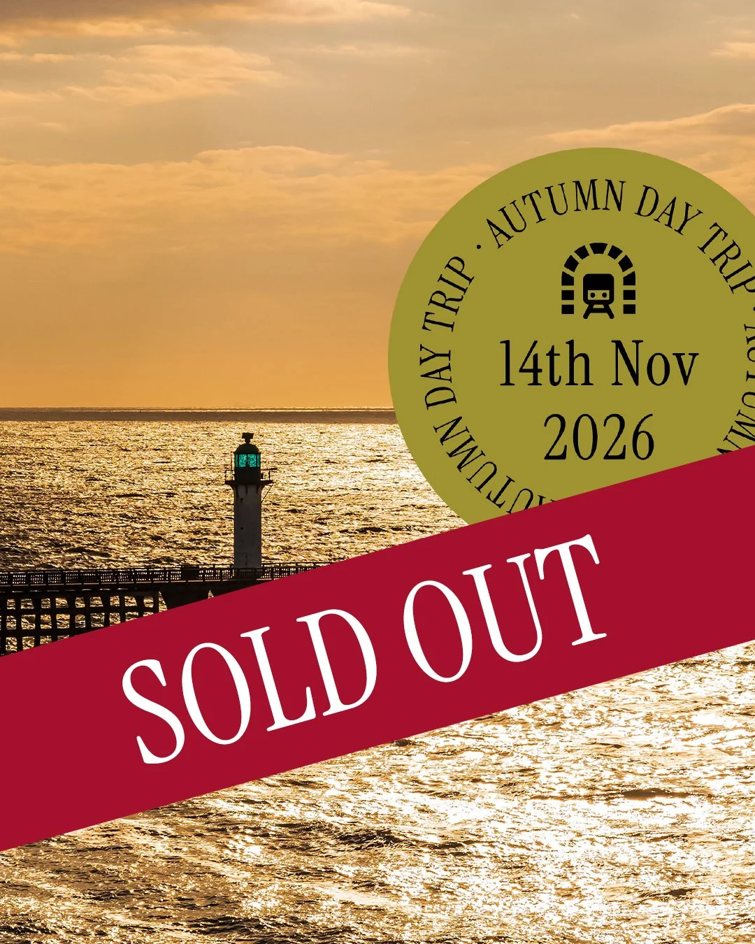 Our next DAY TRIP on 24th November is SOLD OUT!

We&rsquo;re absolutely chuffed. When we launched this little venture just six weeks ago in August, we had no idea quite what the response would be. 

It&rsquo;s been rather wonderful.

And there&rsquo;