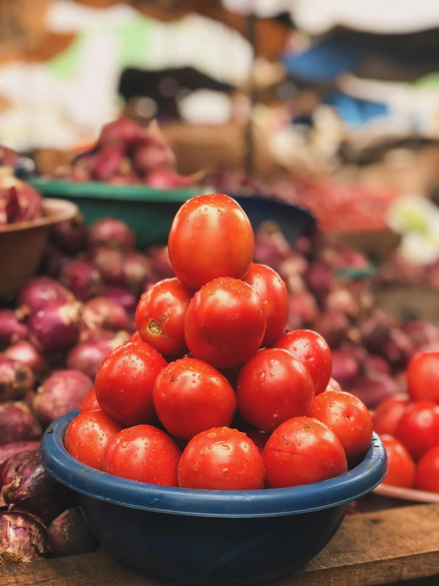 Tomatoes line the streets in Lusaka. 

Check out the blog for an incredibly easy, tasty roasted tomato soup recipe. It&rsquo;s nothing like glugging down thick gloopy acid from a tin&hellip; this one is fresh, rich, and actually worth making. 

#home