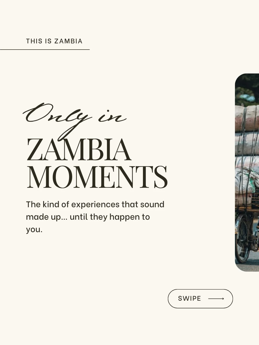 Check out the blog for more Only in Zambia moments. 

Link in the bio.